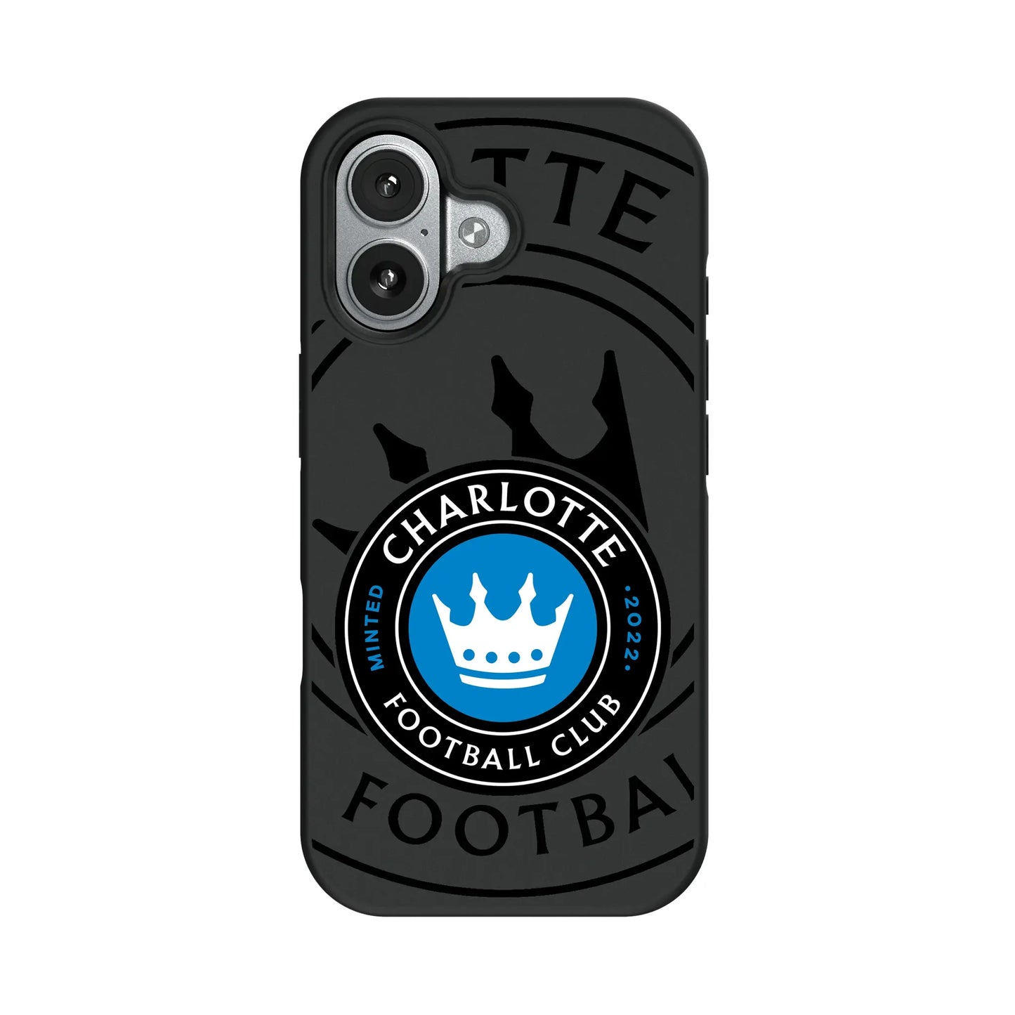 Charlotte FC Monocolor Tilt Bump Phone Case for Apple iPhone