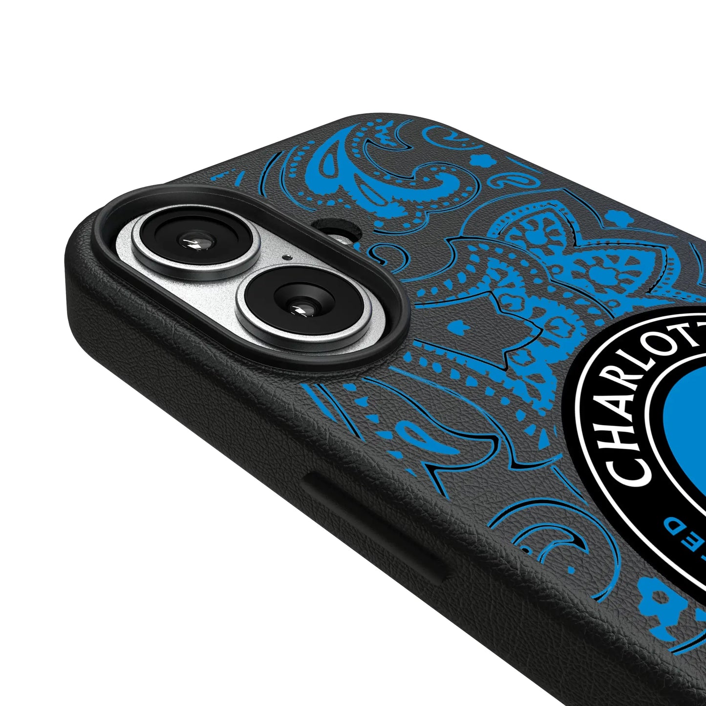 Charlotte FC Paisley MagSafe Compatible Phone Case for Apple iPhone