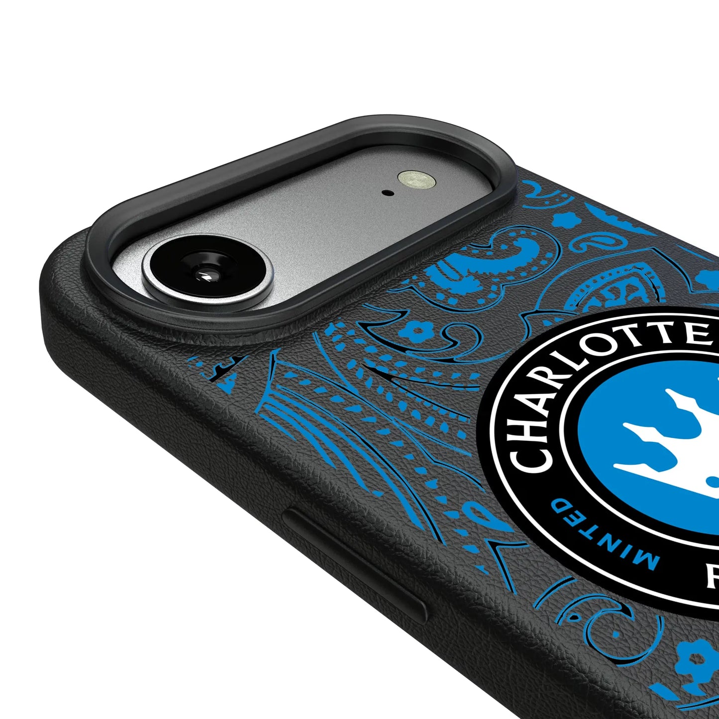 Charlotte FC Paisley MagSafe Compatible Phone Case for Apple iPhone