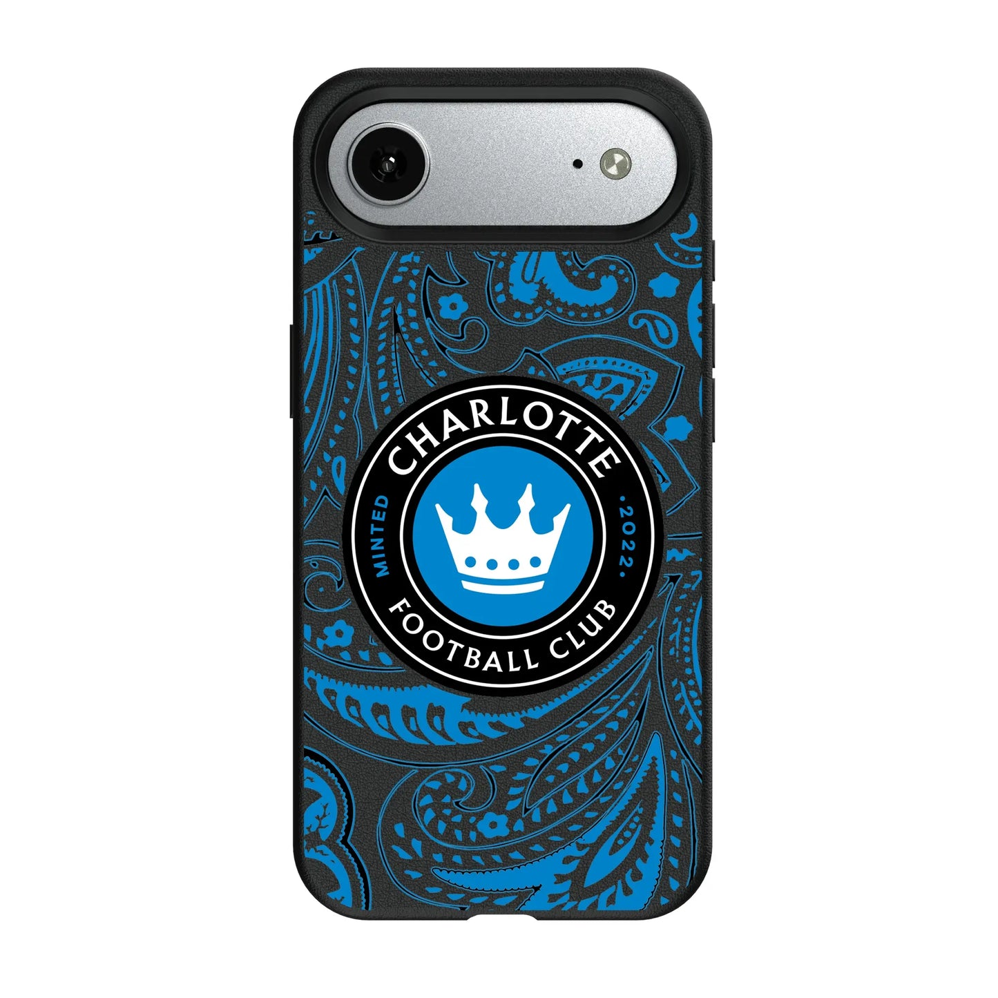 Charlotte FC Paisley MagSafe Compatible Phone Case for Apple iPhone