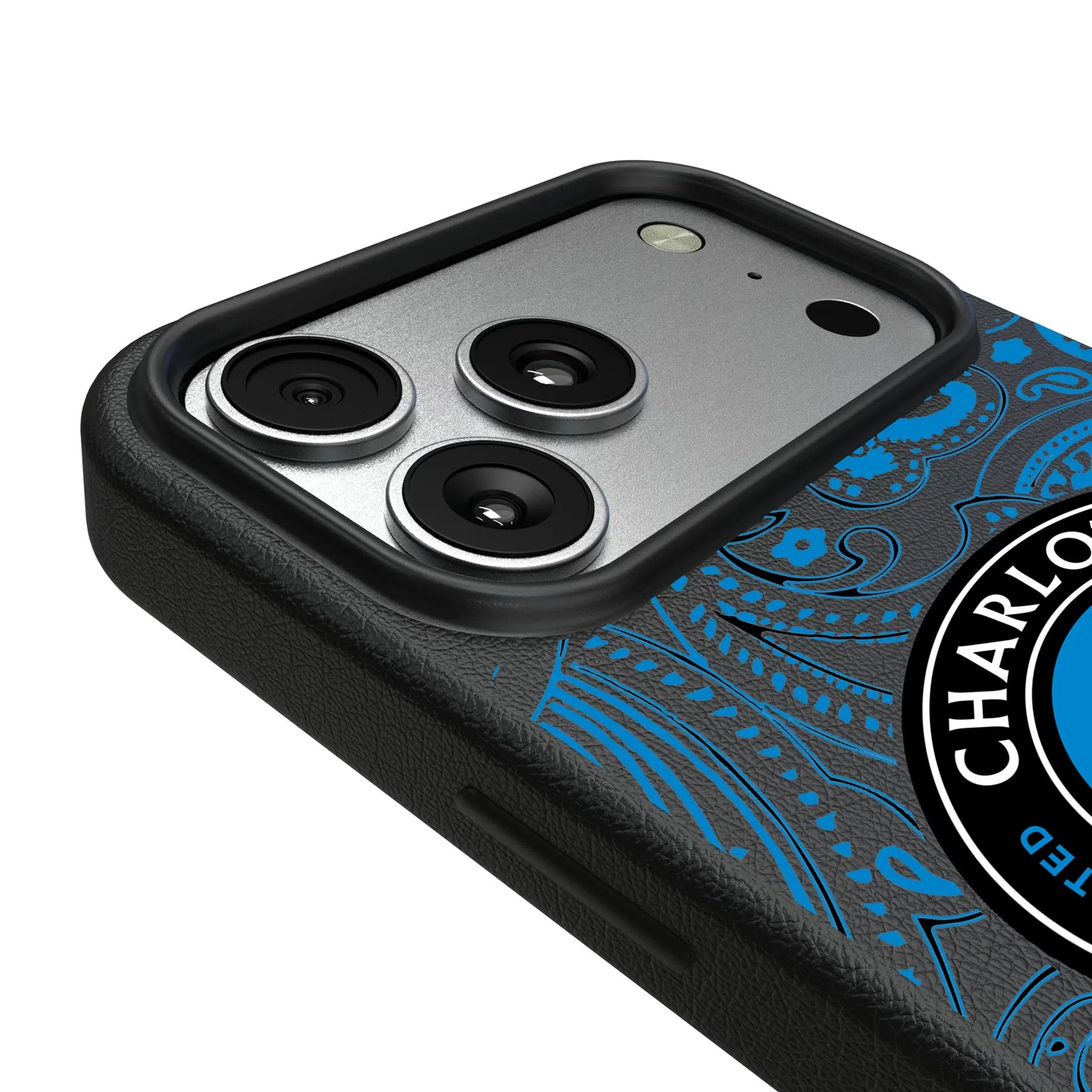 Charlotte FC Paisley MagSafe Compatible Phone Case for Apple iPhone