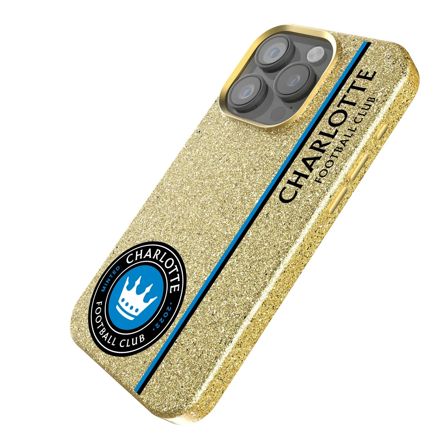 Charlotte FC Sidebar Bling Phone Case for Apple iPhone