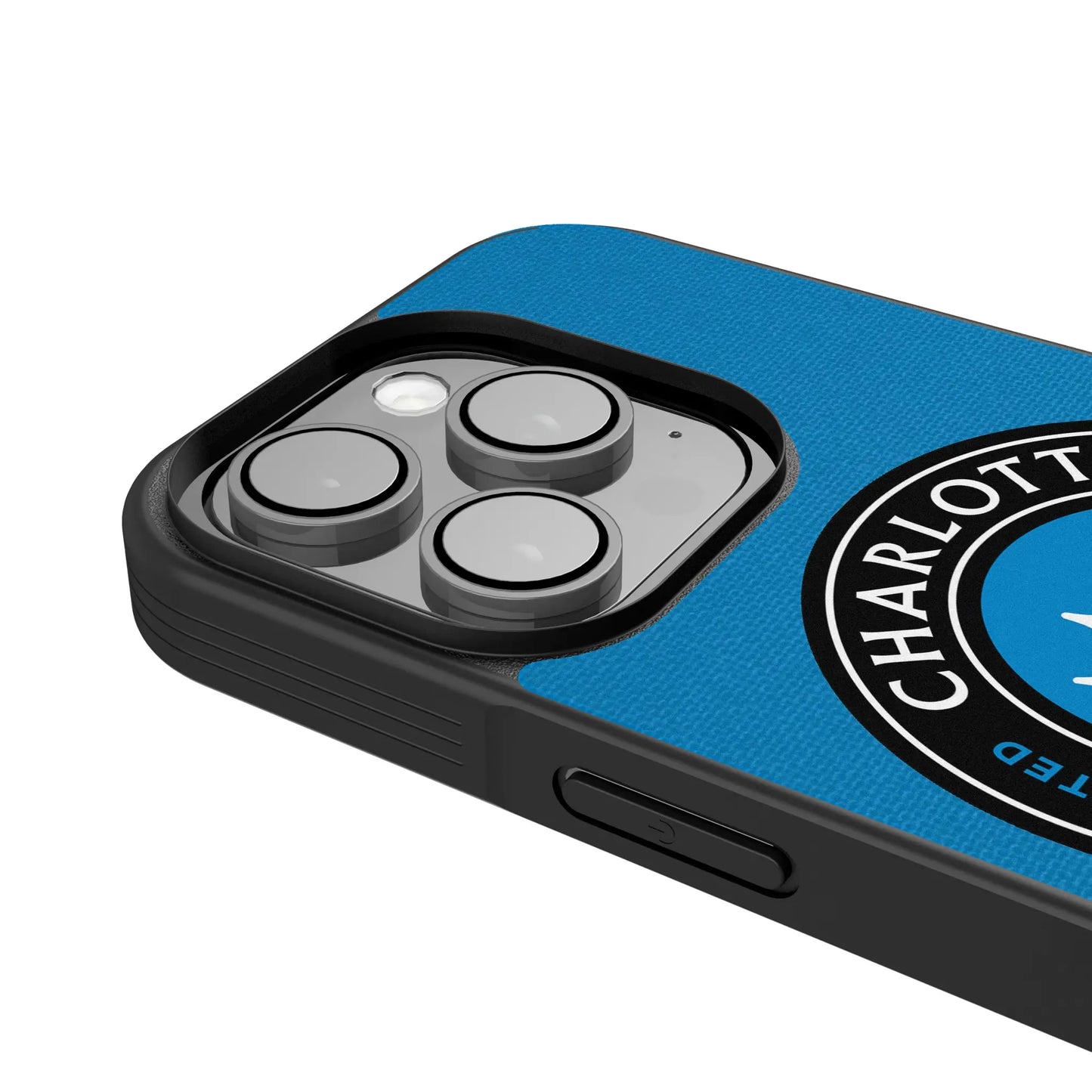 Charlotte FC Stripe Bump Phone Case for Apple iPhone