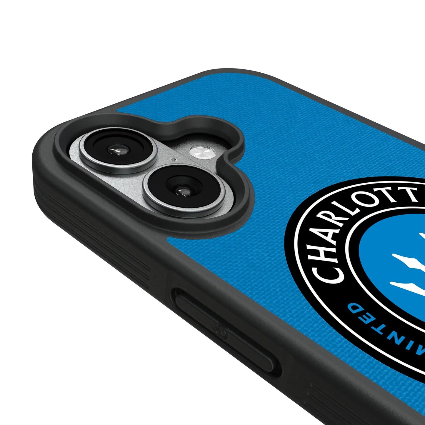 Charlotte FC Stripe Bump Phone Case for Apple iPhone
