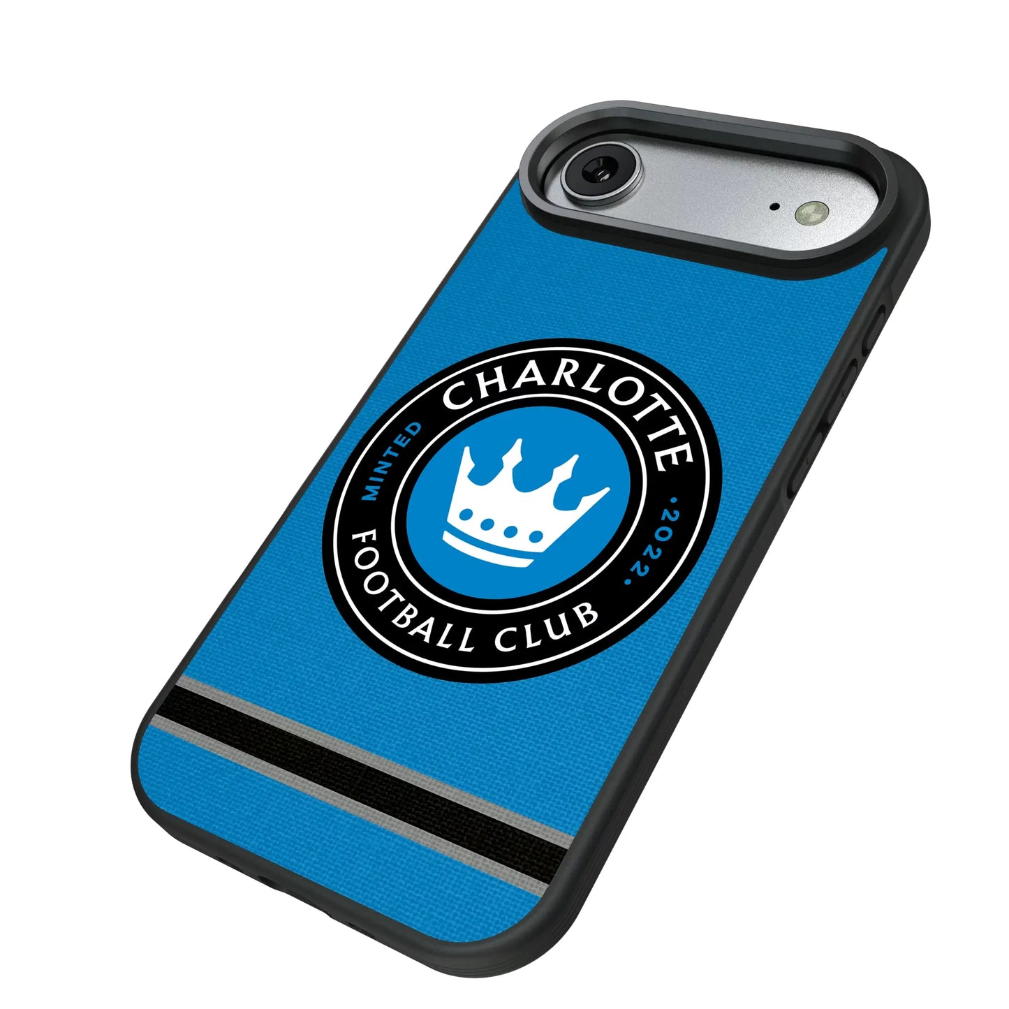 Charlotte FC Stripe Bump Phone Case for Apple iPhone
