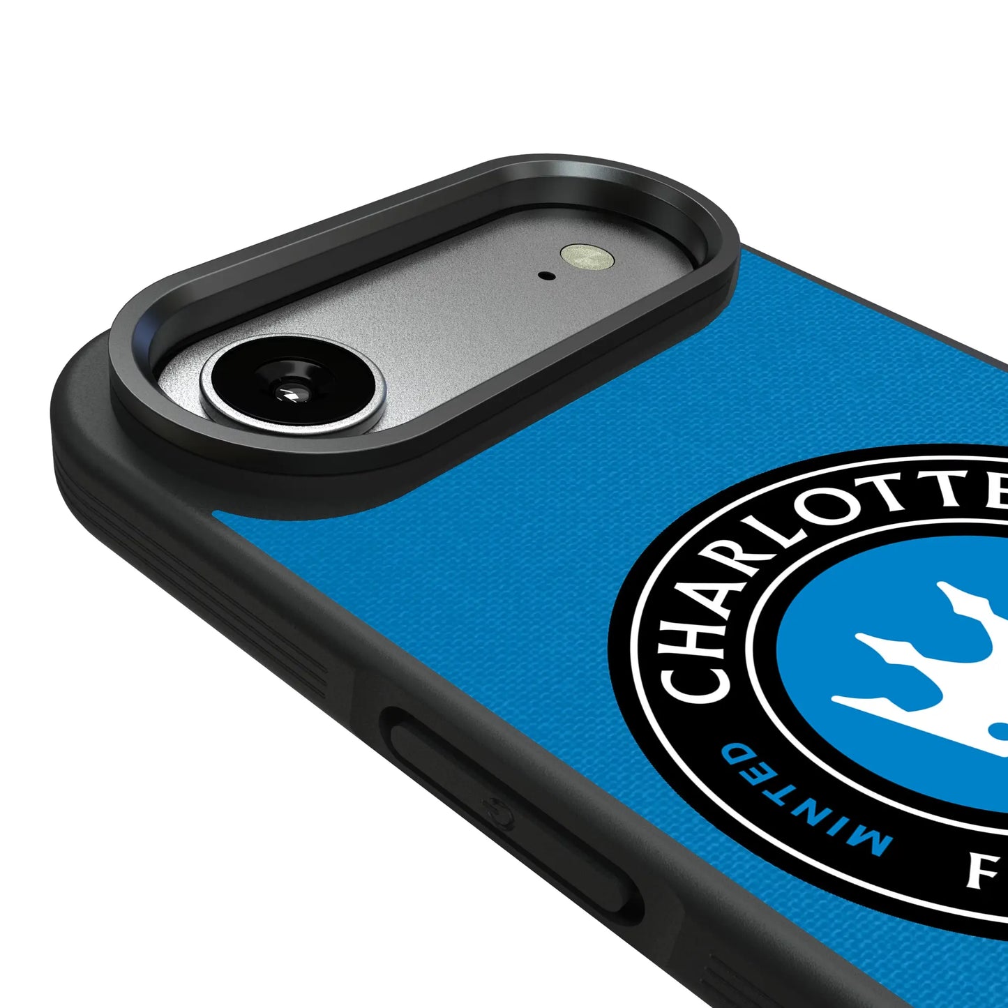 Charlotte FC Stripe Bump Phone Case for Apple iPhone