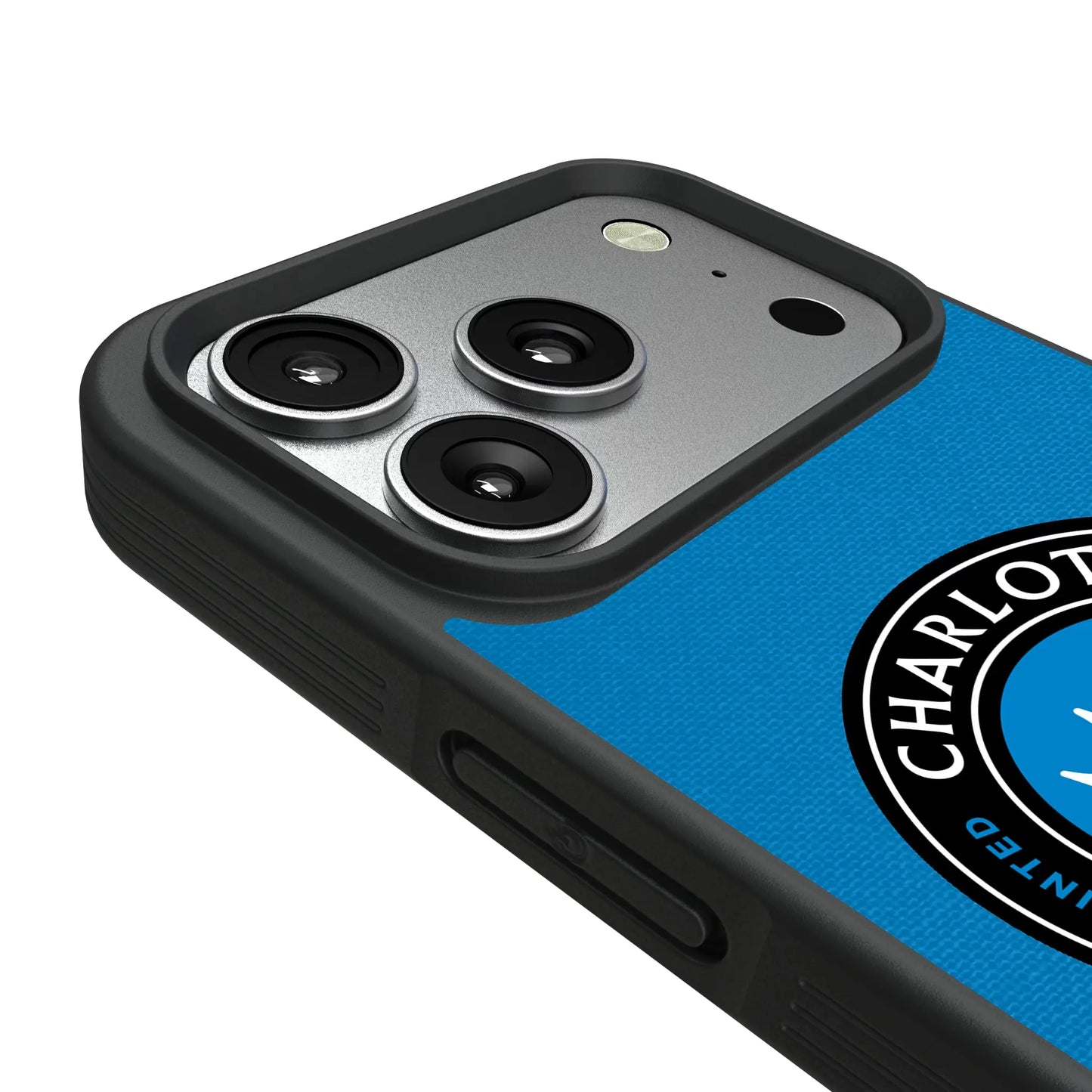 Charlotte FC Stripe Bump Phone Case for Apple iPhone