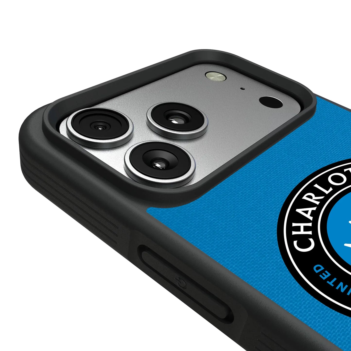 Charlotte FC Stripe Bump Phone Case for Apple iPhone
