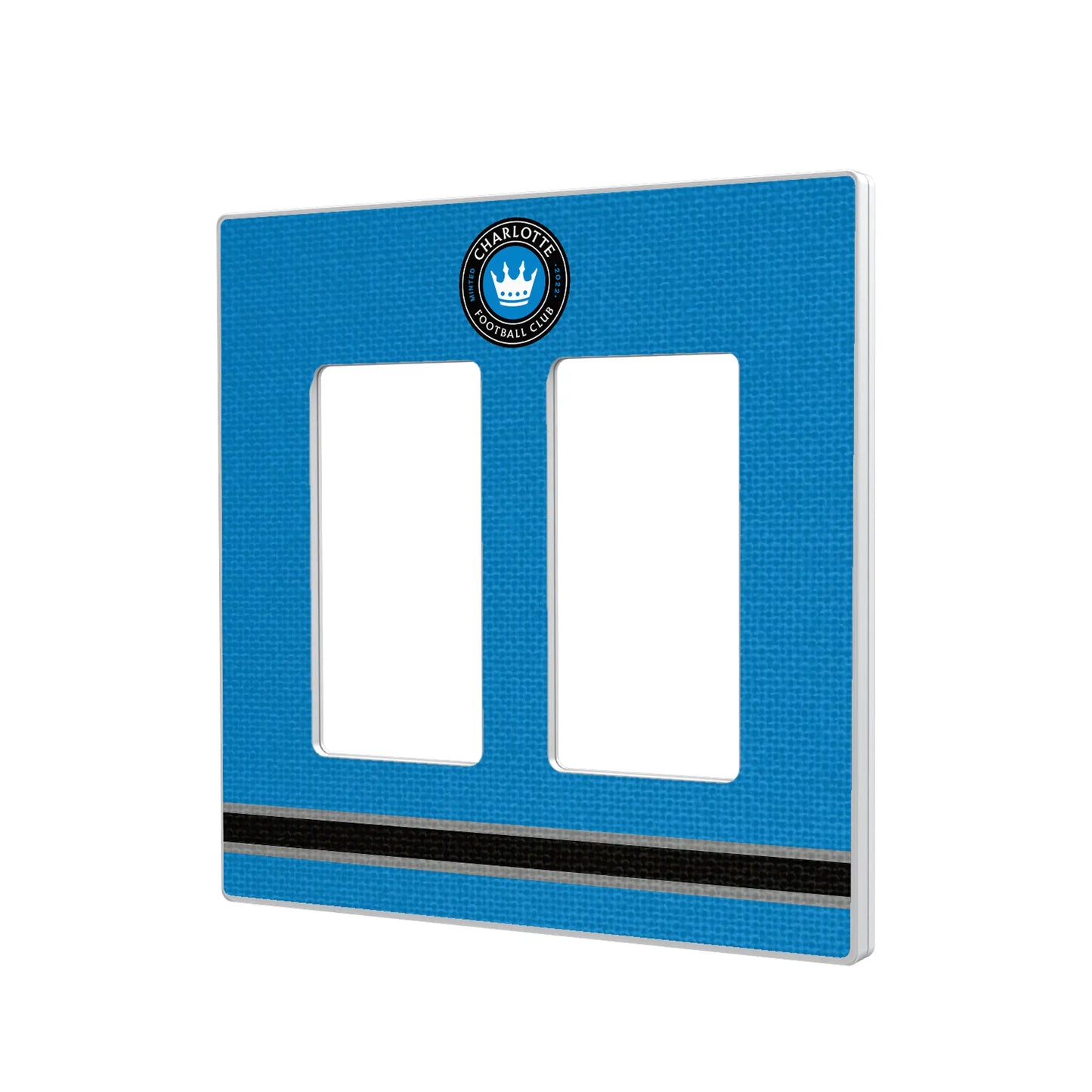 Charlotte FC Stripe Hidden-Screw Light Switch Plate