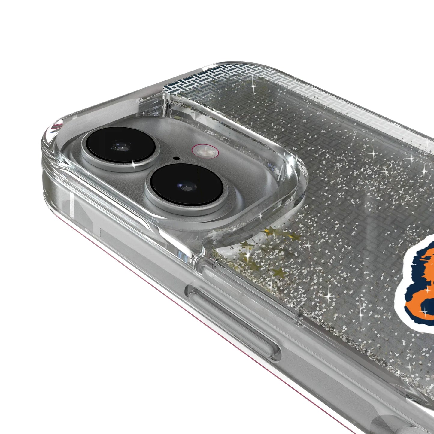 Chicago Bears 1946 Historic Collection Linen Glitter Phone Case for Apple iPhone