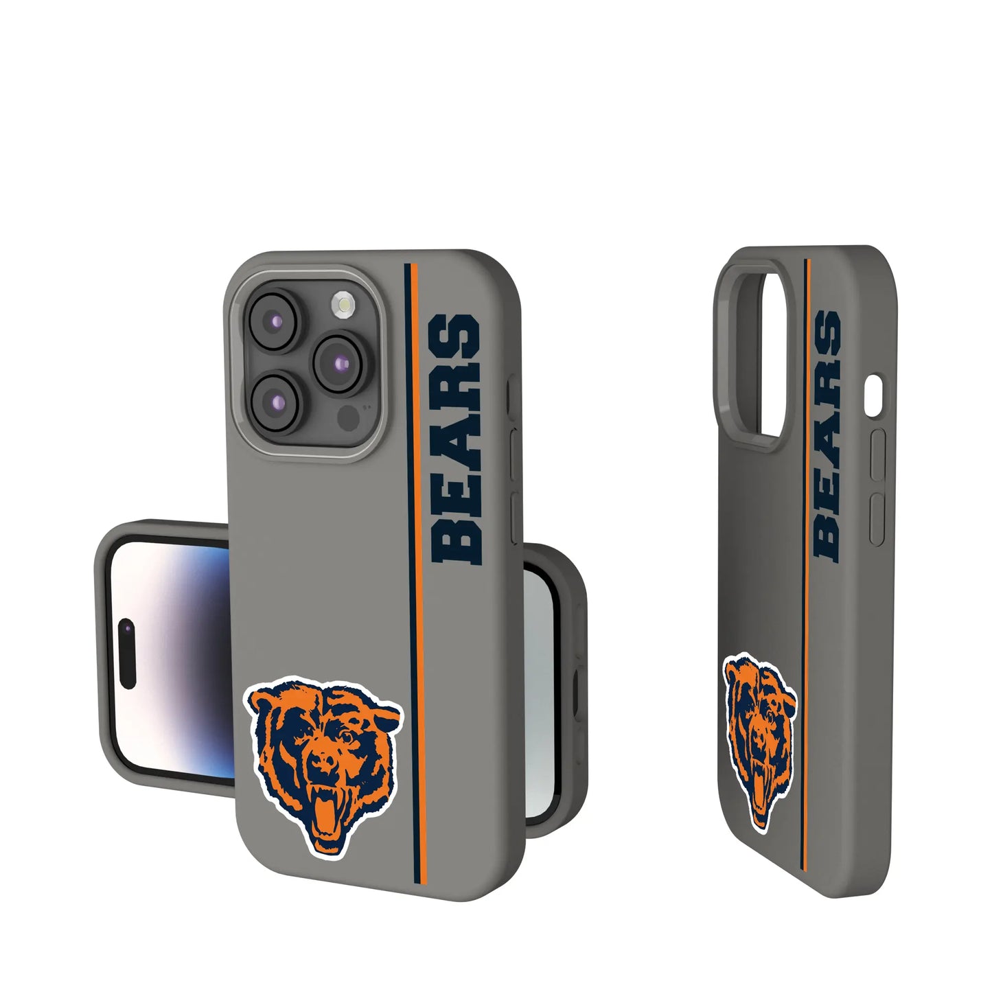 Chicago Bears 1946 Historic Collection Sidebar Soft Touch Phone Case for Apple iPhone