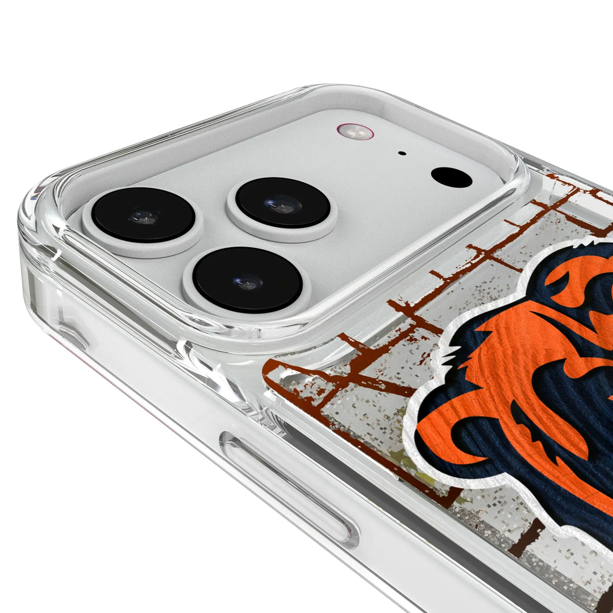 Chicago Bears Brick Glitter Phone Case for Apple iPhone