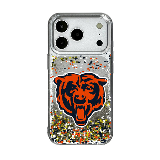 Chicago Bears Confetti Glitter Phone Case for Apple iPhone