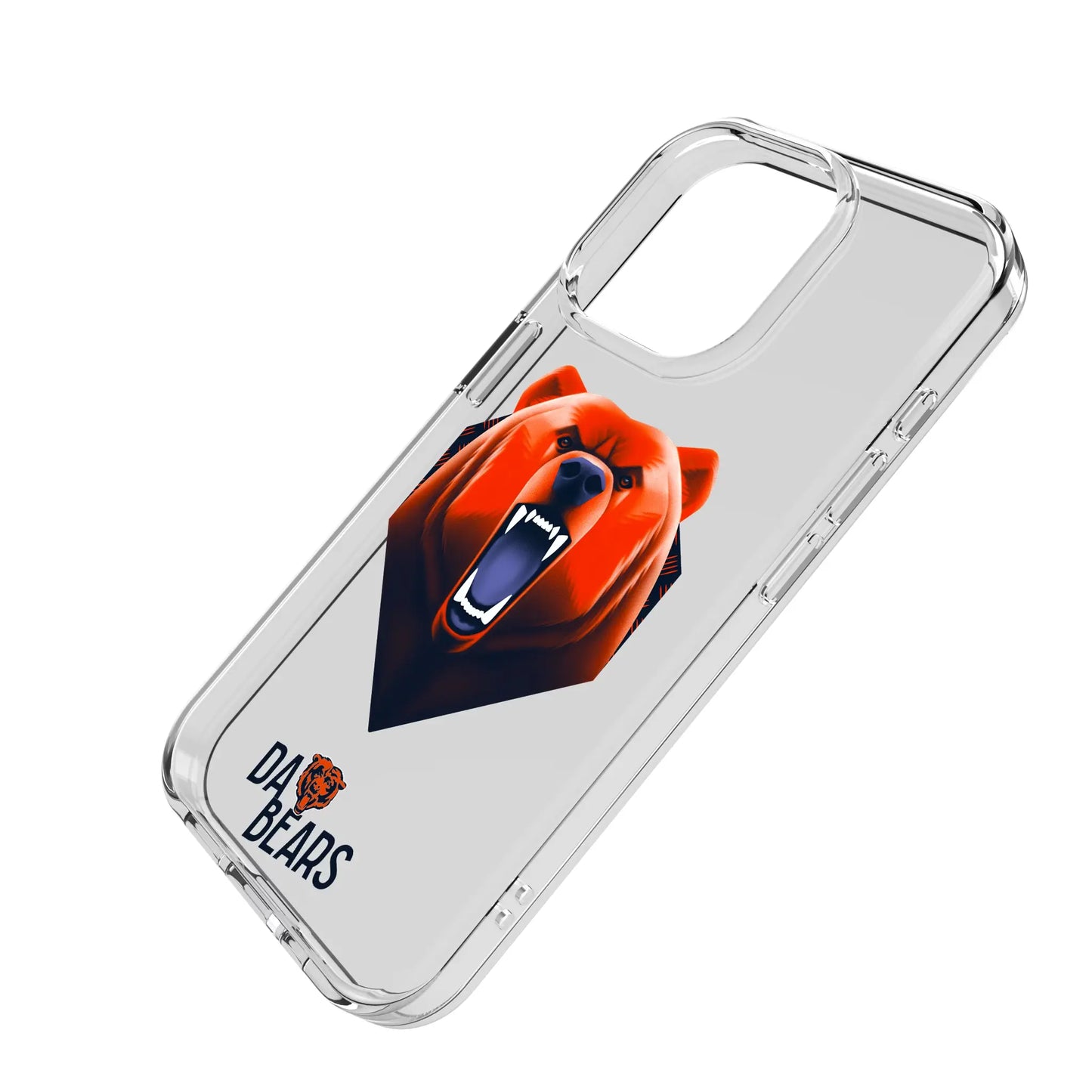 Chicago Bears Deco Clear Phone Case for Apple iPhone