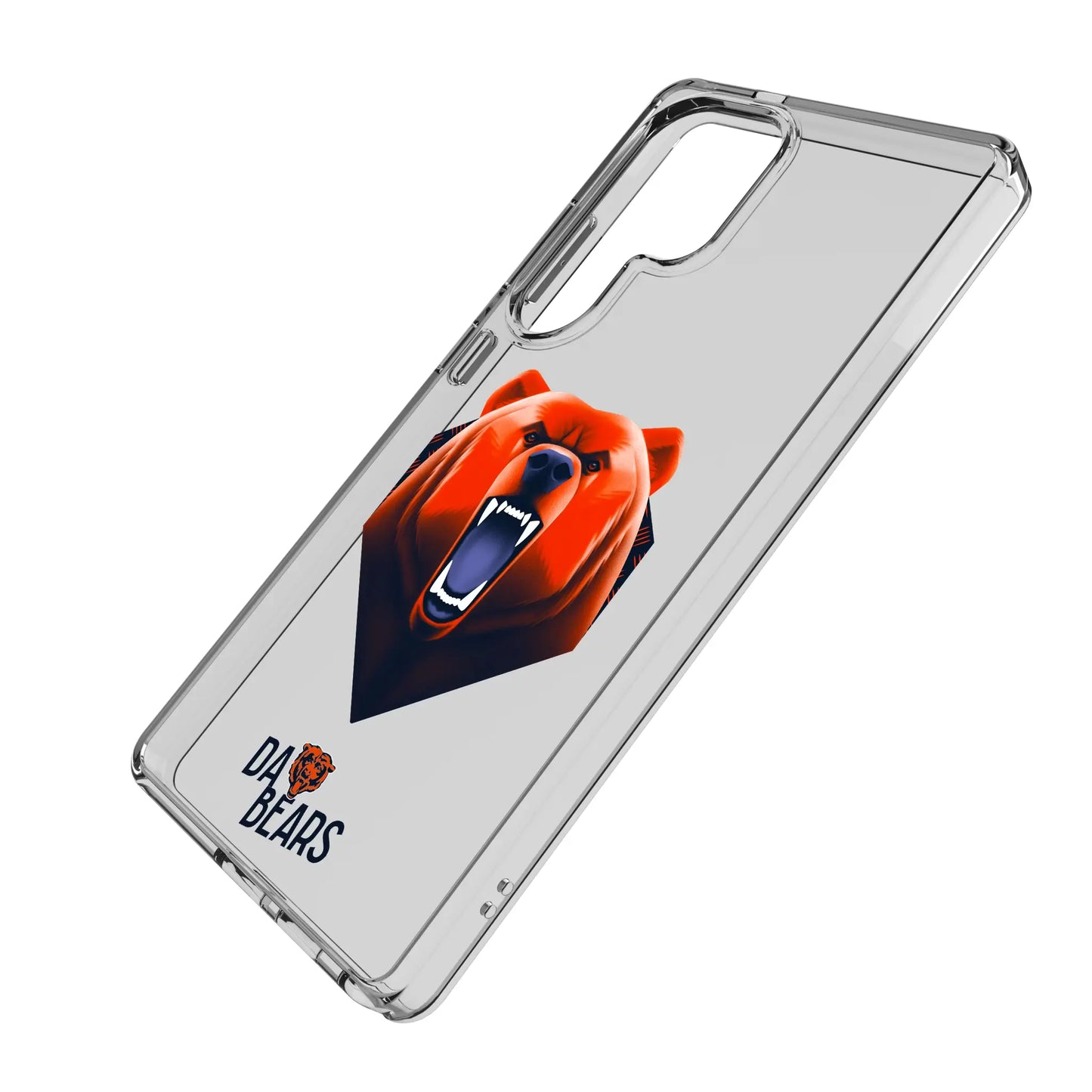 Chicago Bears Deco Clear Phone Case for Samsung Galaxy