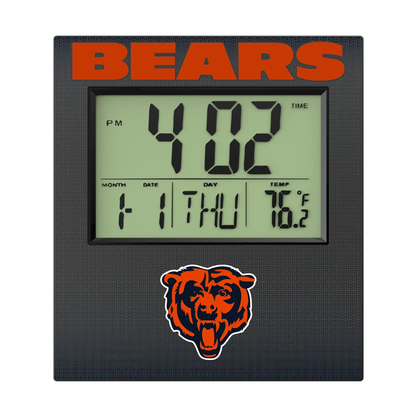 Chicago Bears Linen Wall Clock