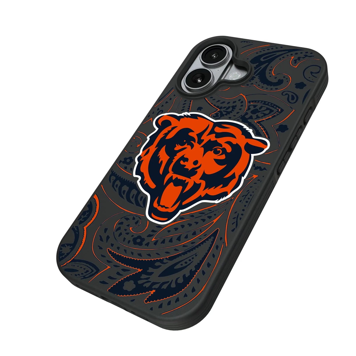 Chicago Bears Paisley Bump Phone Case for Apple iPhone