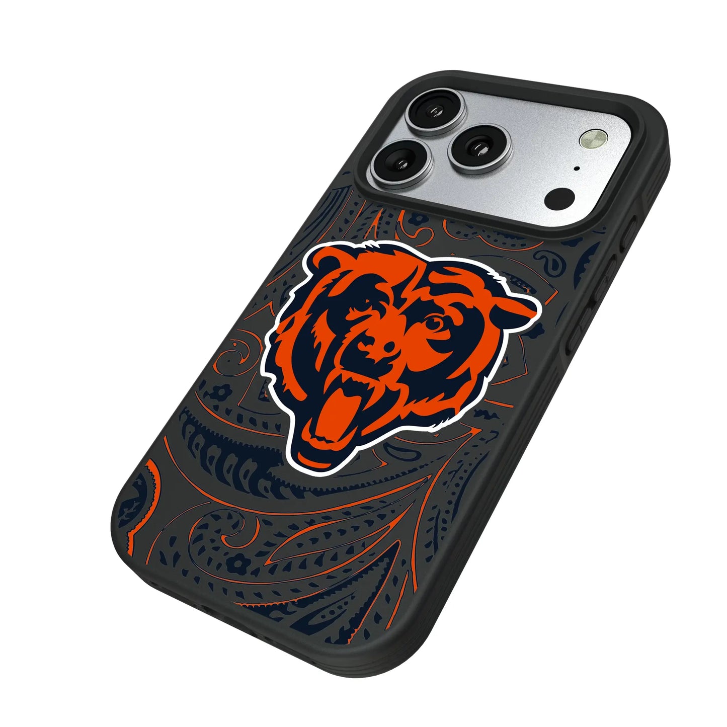 Chicago Bears Paisley Bump Phone Case for Apple iPhone