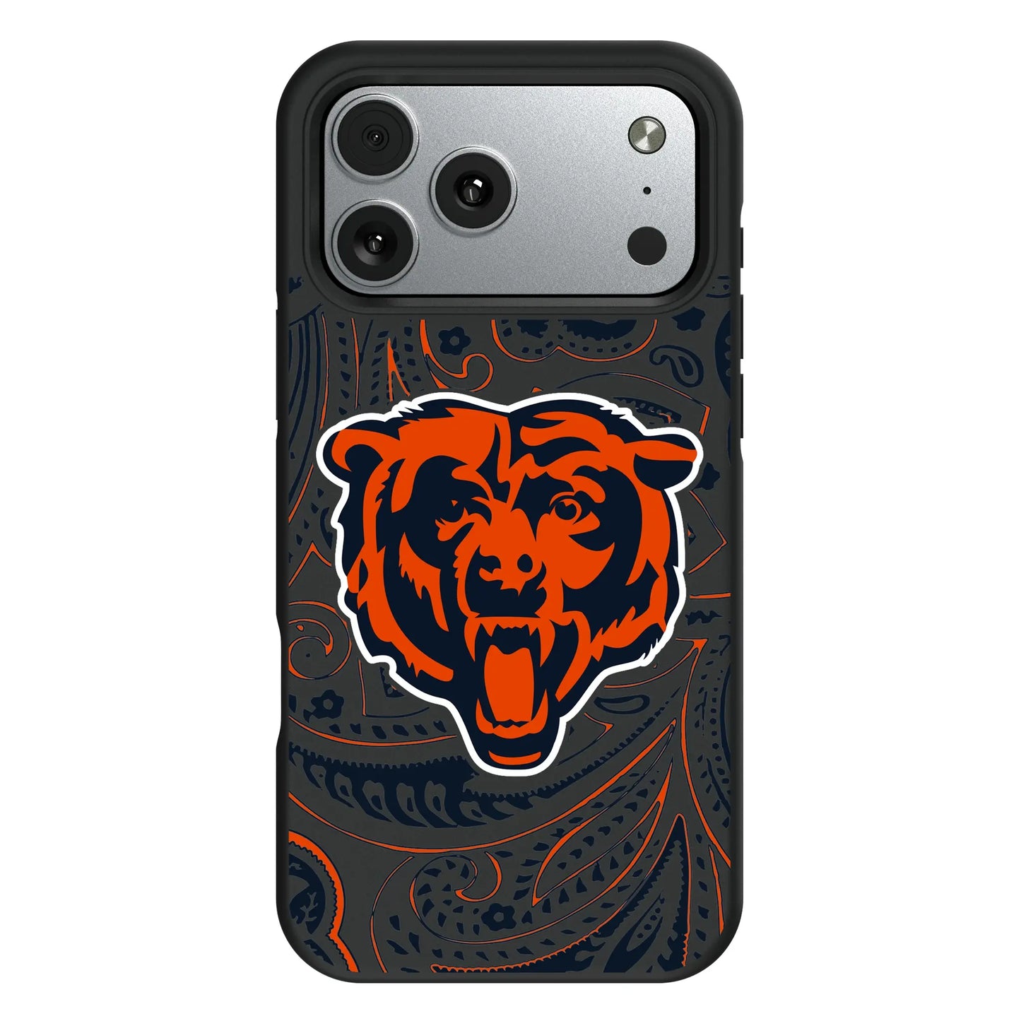 Chicago Bears Paisley Bump Phone Case for Apple iPhone