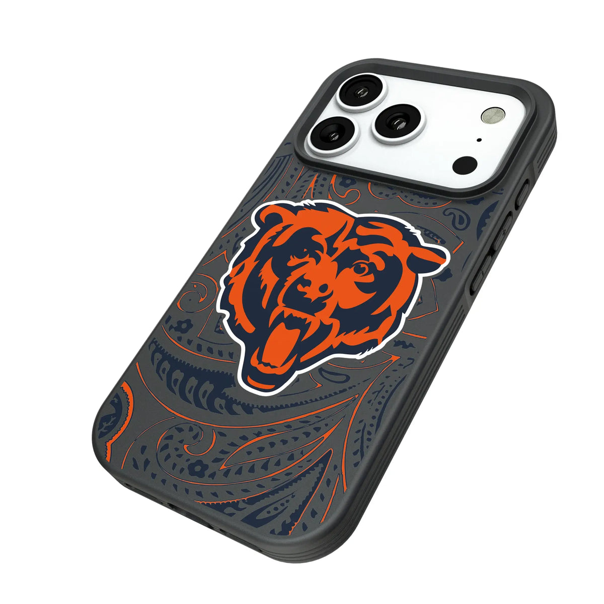 Chicago Bears Paisley Bump Phone Case for Apple iPhone
