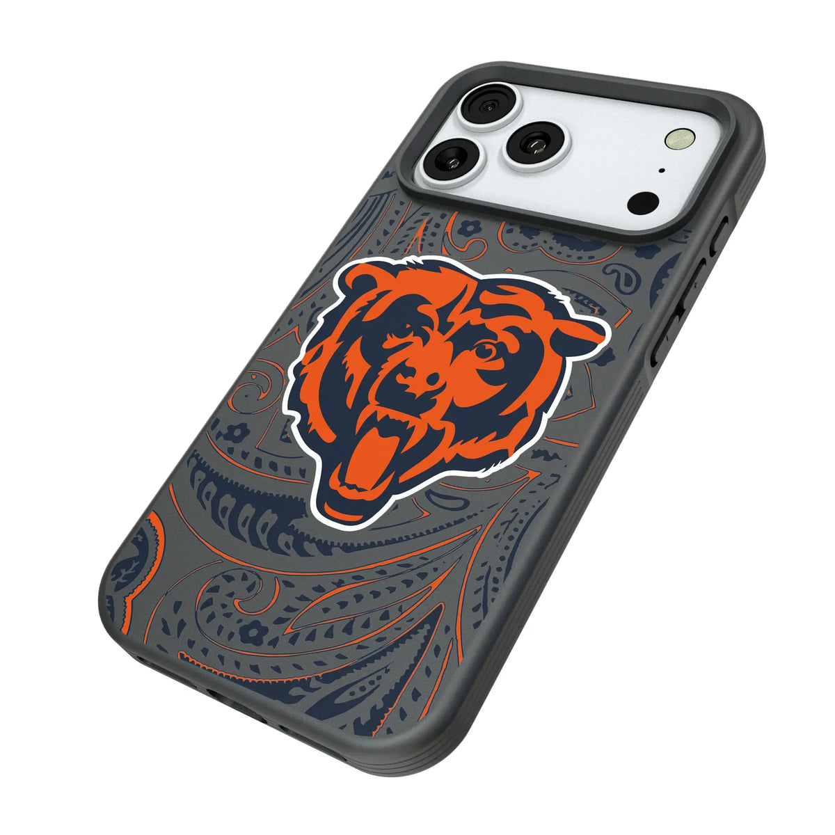 Chicago Bears Paisley Bump Phone Case for Apple iPhone