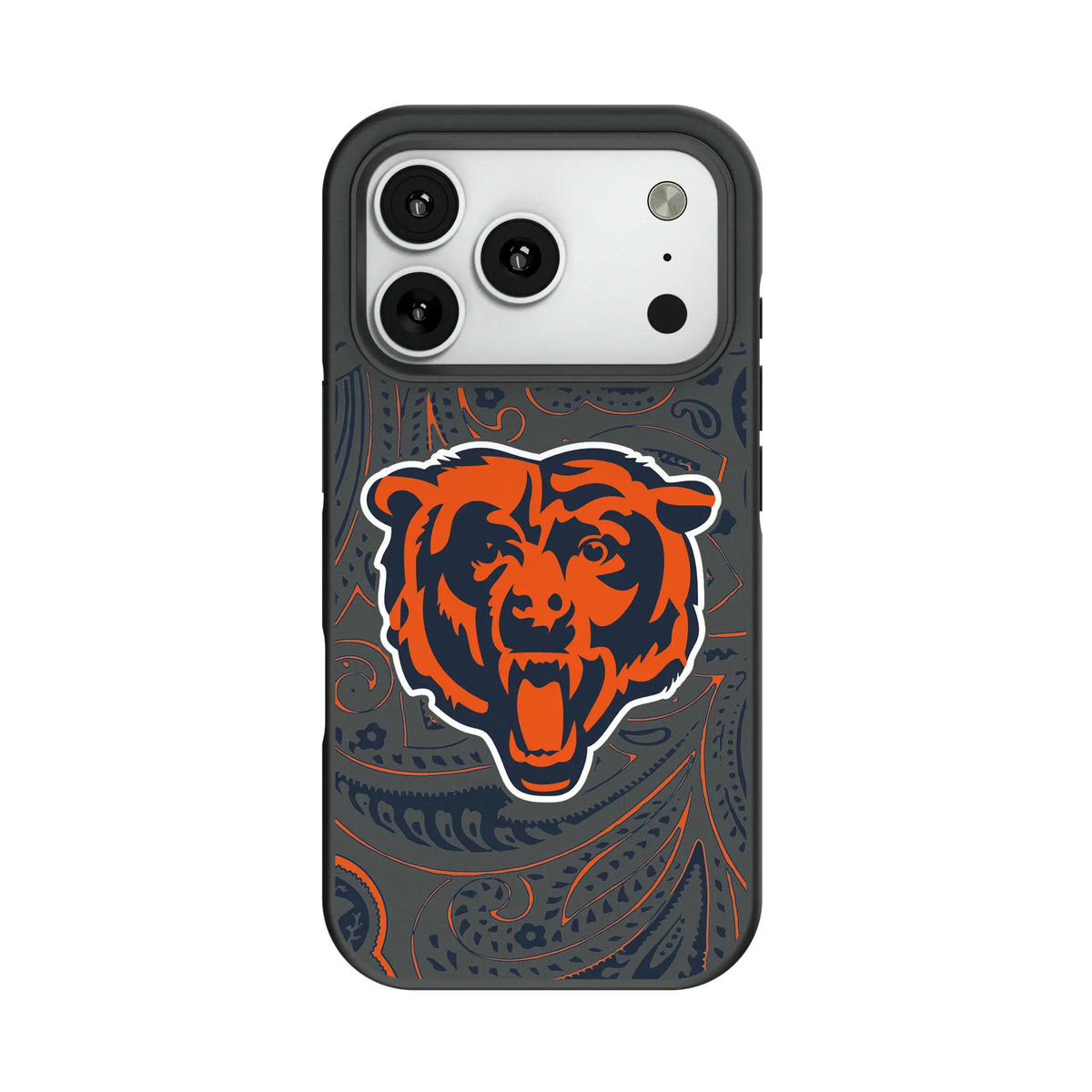 Chicago Bears Paisley Bump Phone Case for Apple iPhone