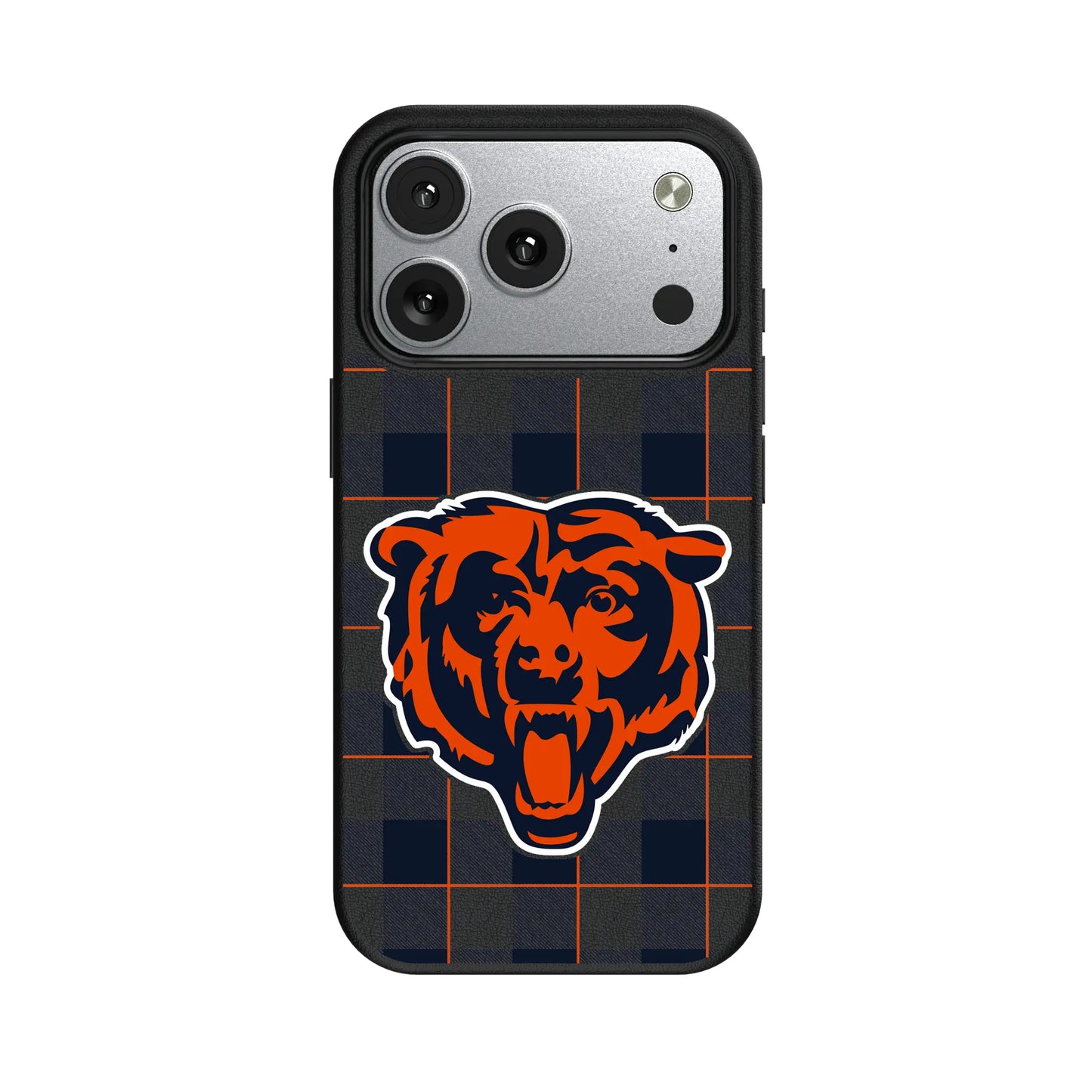 Chicago Bears Plaid MagSafe Compatible Phone Case for Apple iPhone