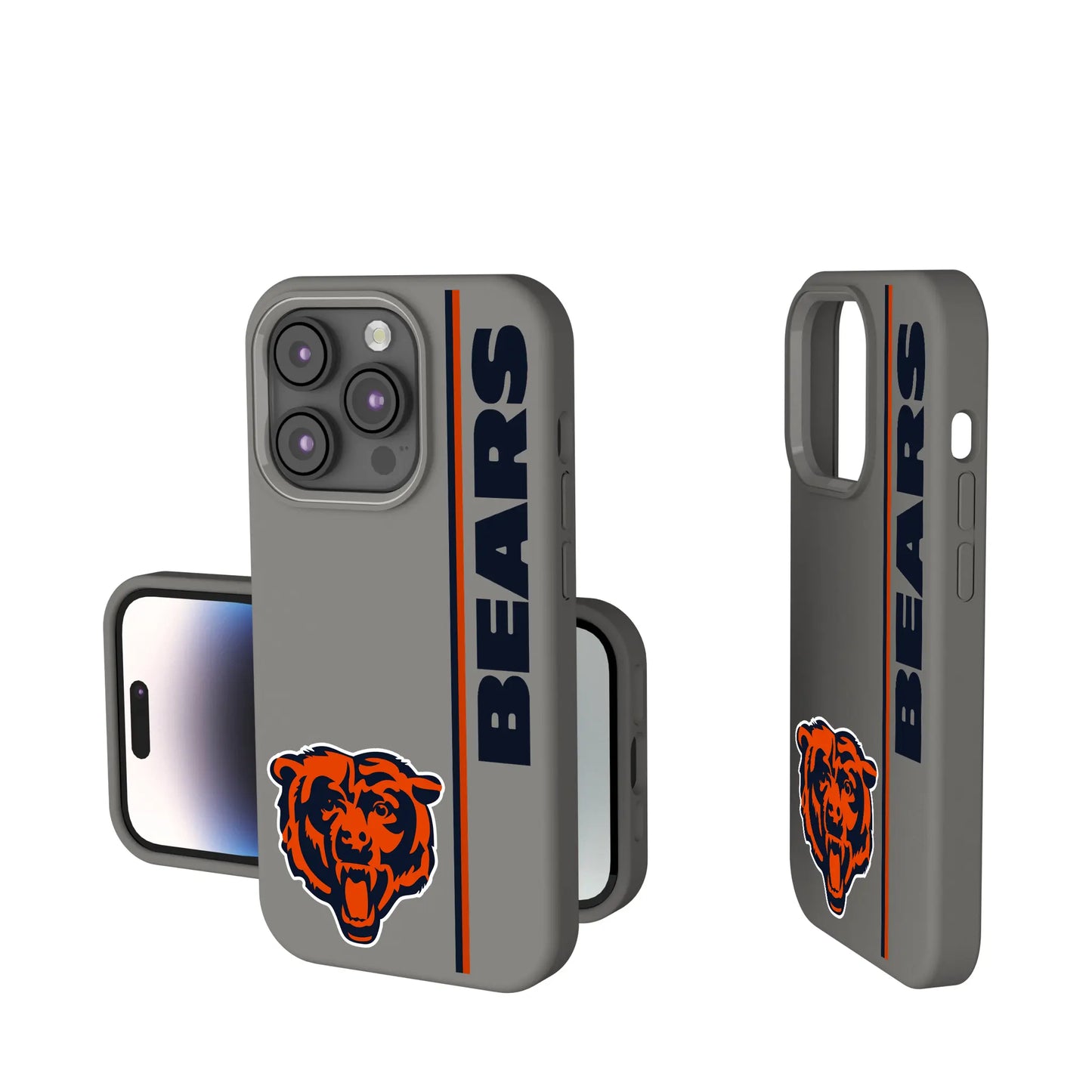 Chicago Bears Sidebar Soft Touch Phone Case for Apple iPhone