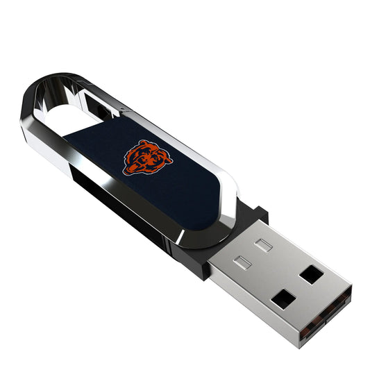 Chicago Bears Solid USB 64GB Clip Style Flash Drive