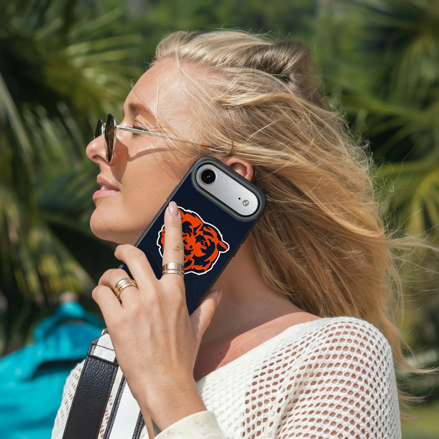 Chicago Bears Stripe Bump Phone Case for Apple iPhone