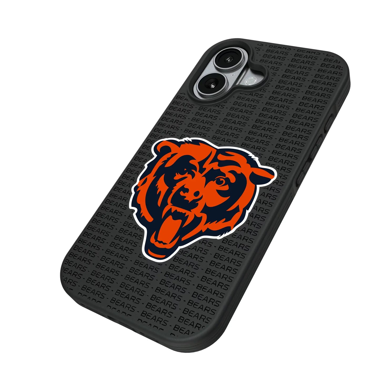 Chicago Bears Text Backdrop Bump Phone Case for Apple iPhone