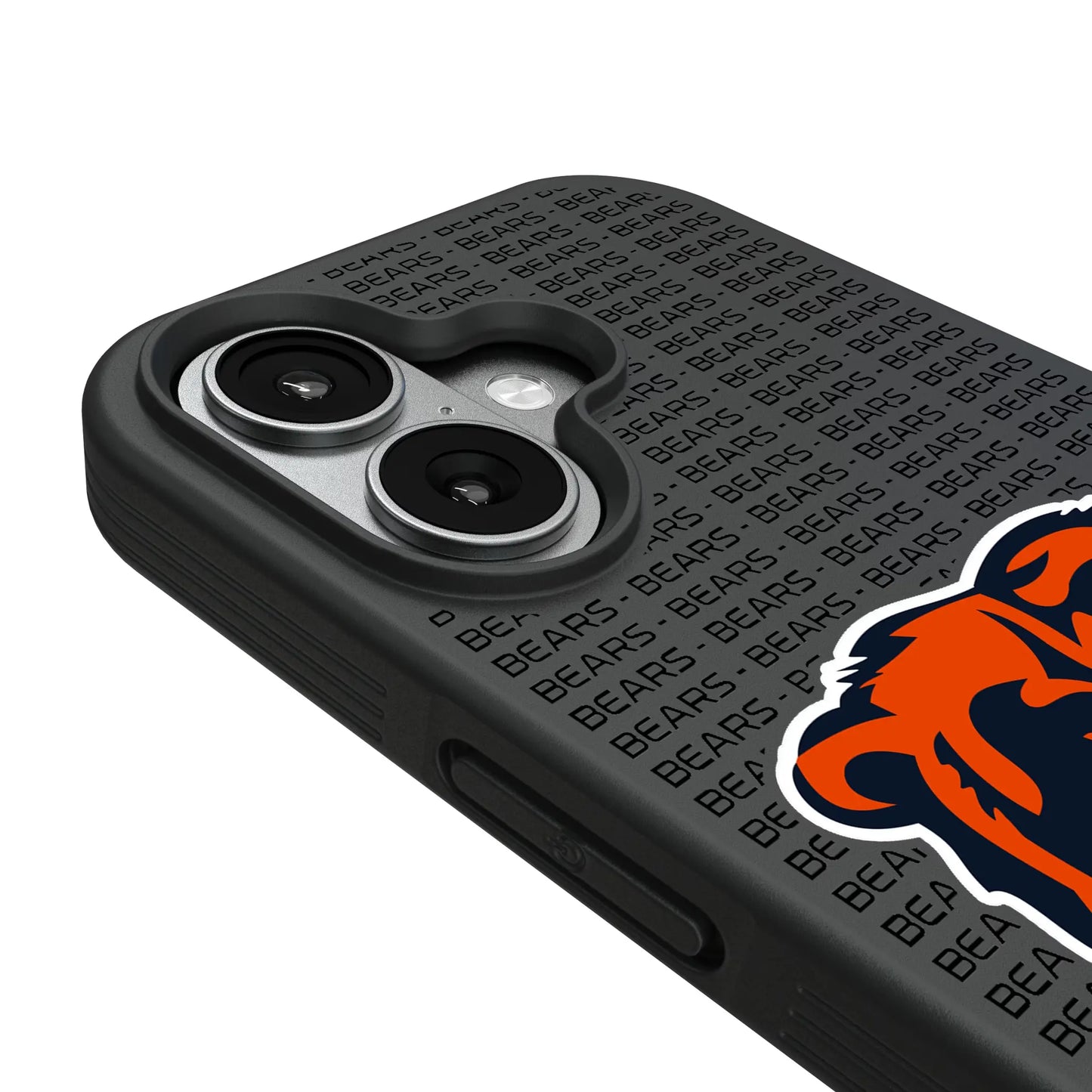 Chicago Bears Text Backdrop Bump Phone Case for Apple iPhone