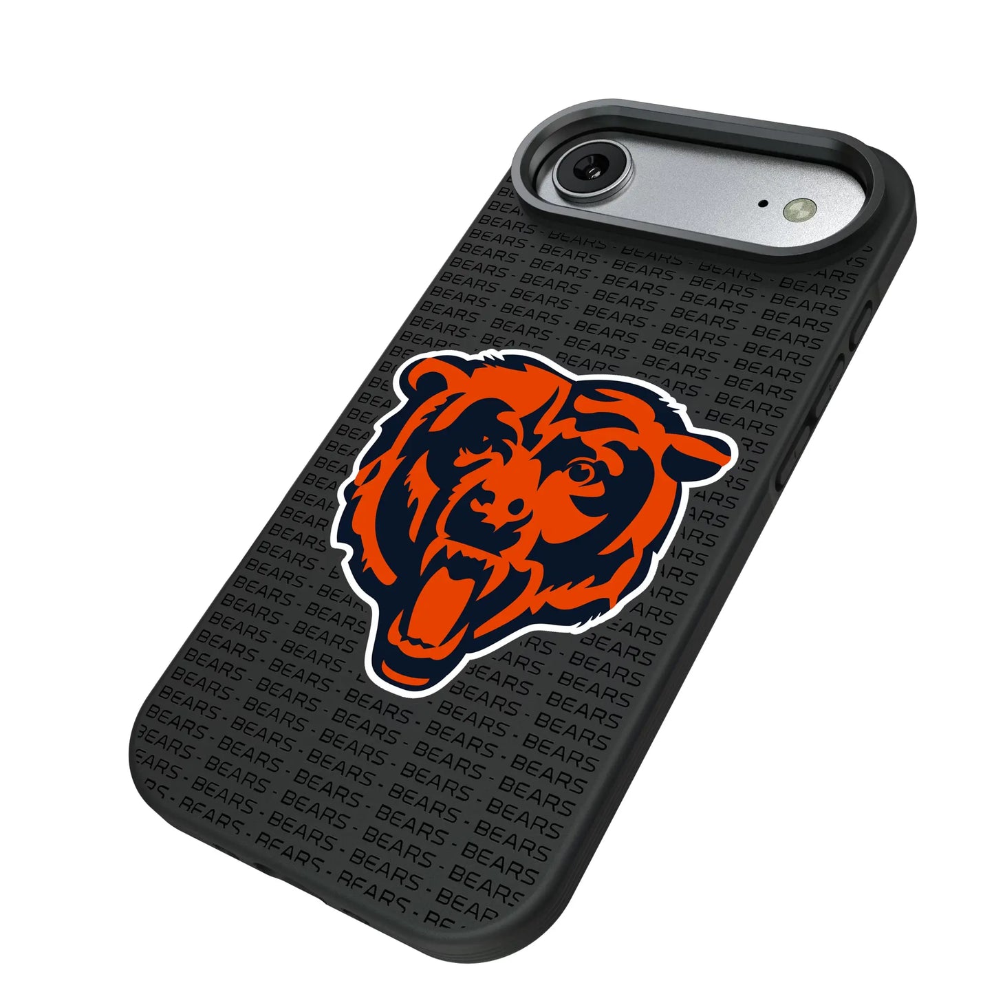 Chicago Bears Text Backdrop Bump Phone Case for Apple iPhone