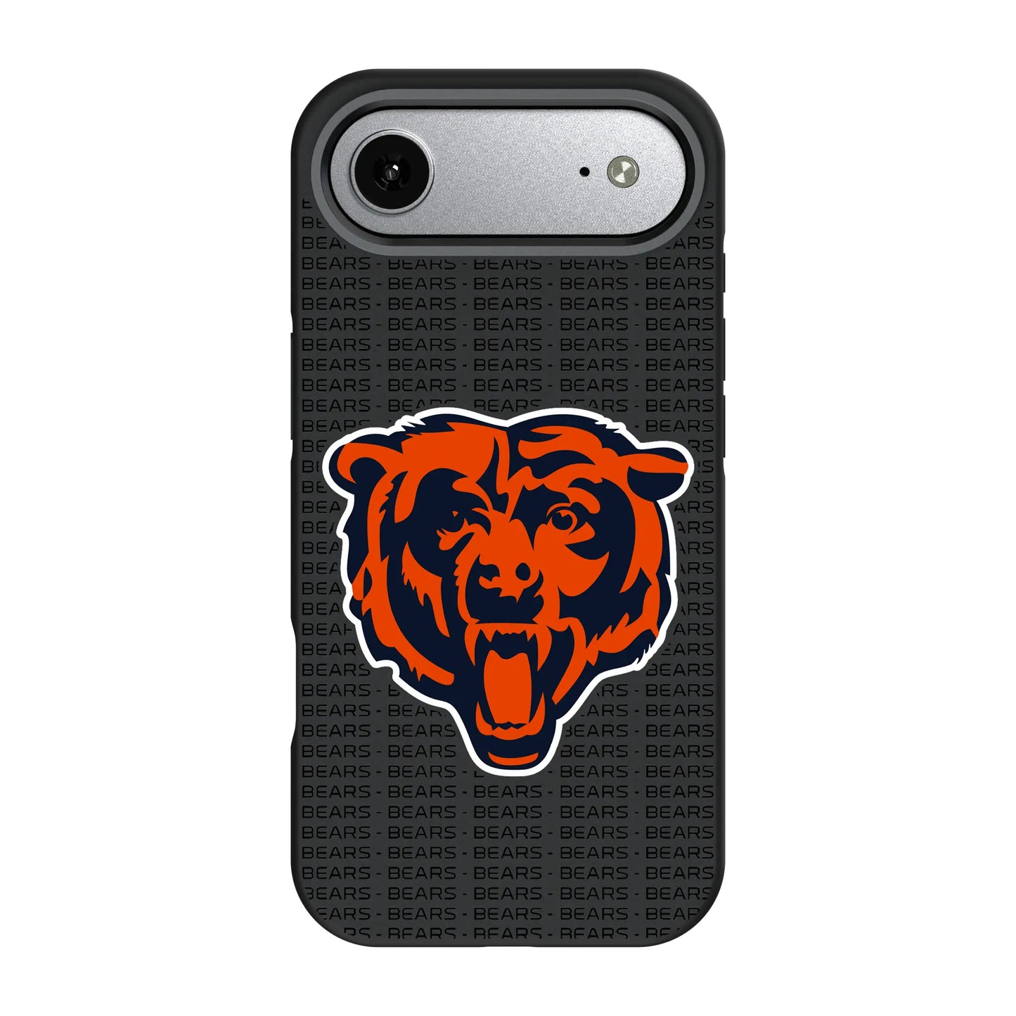 Chicago Bears Text Backdrop Bump Phone Case for Apple iPhone