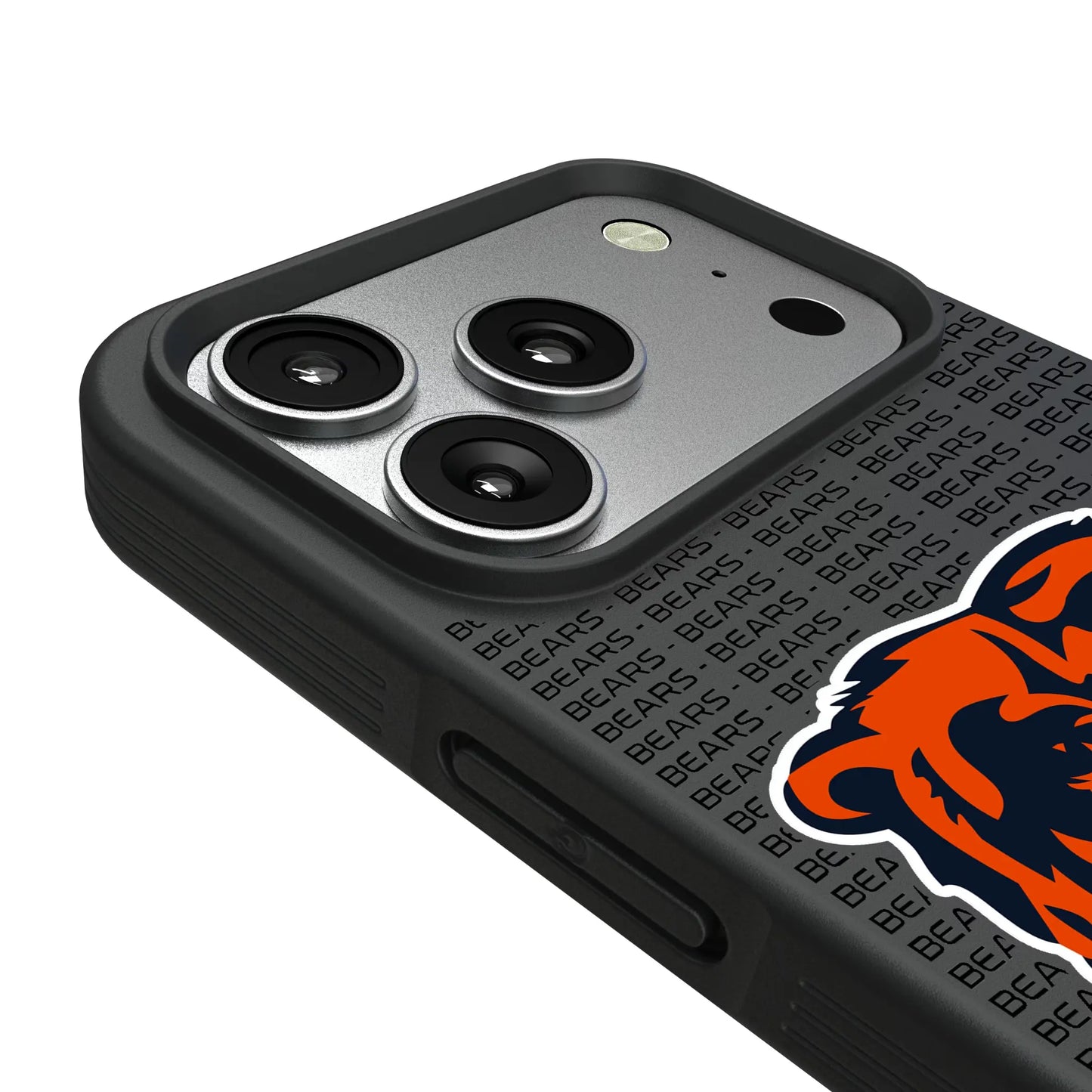 Chicago Bears Text Backdrop Bump Phone Case for Apple iPhone