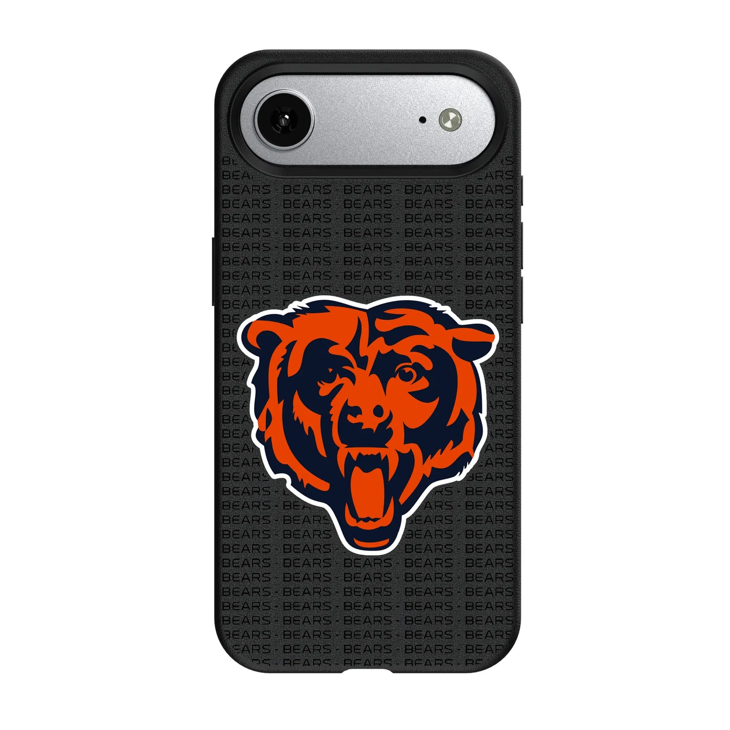 Chicago Bears Text Backdrop MagSafe Compatible Phone Case for Apple iPhone