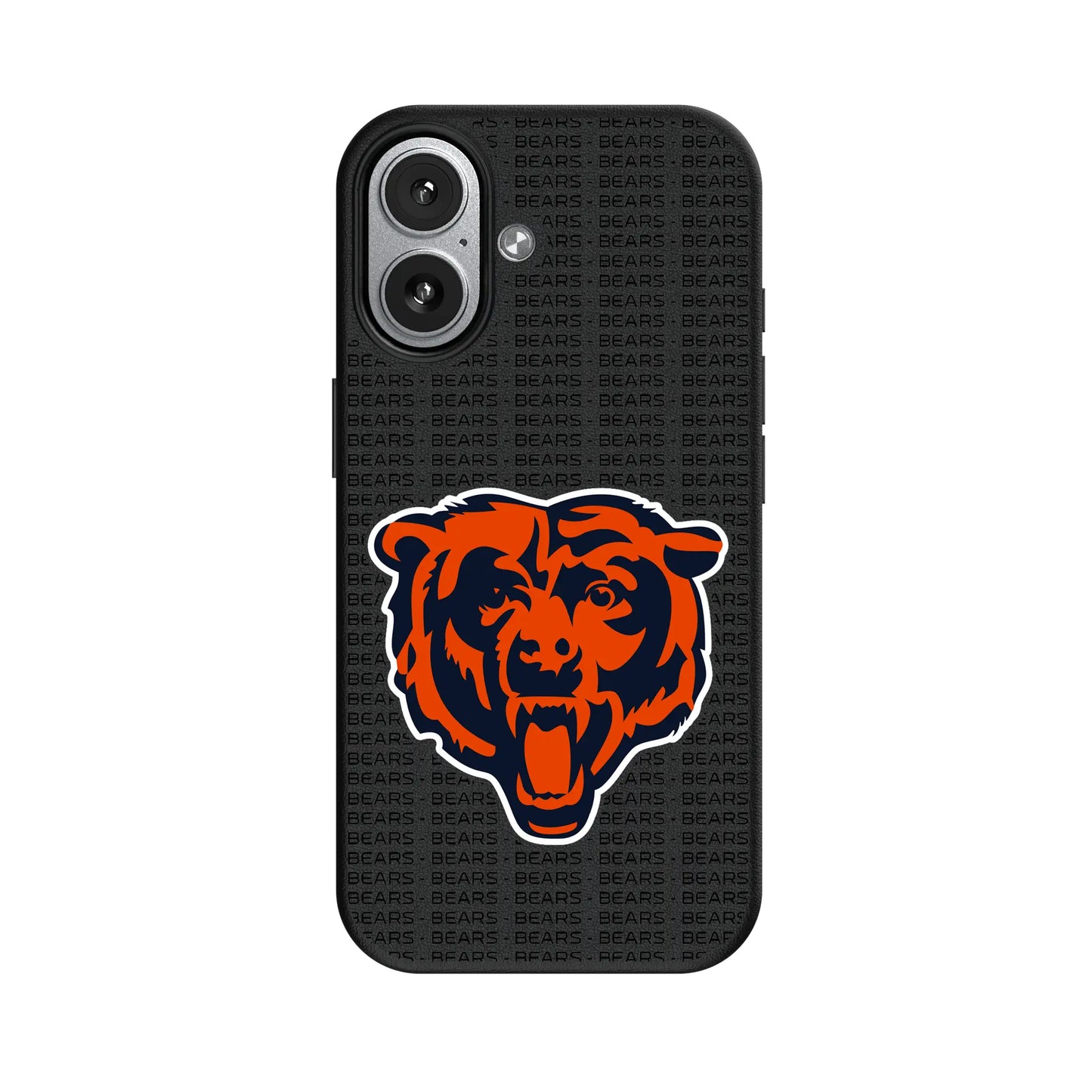 Chicago Bears Text Backdrop MagSafe Compatible Phone Case for Apple iPhone