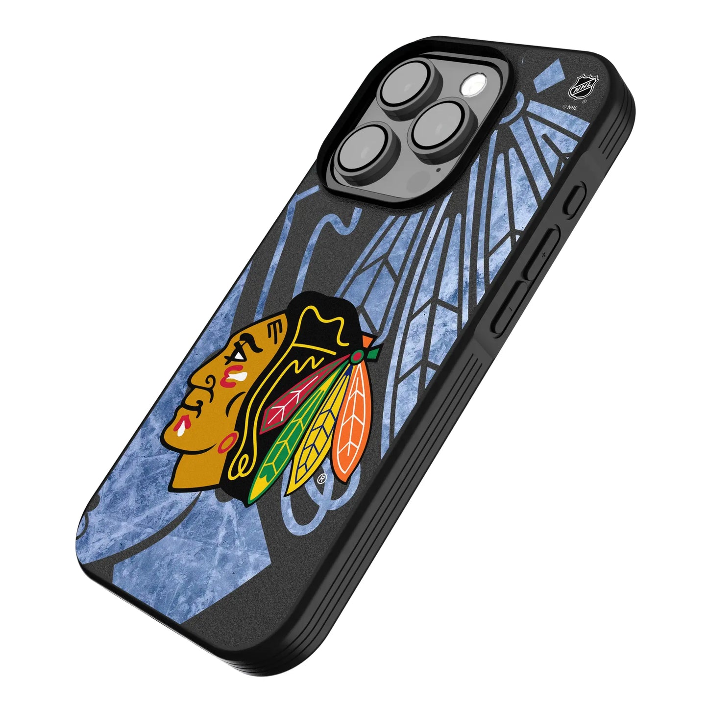 Chicago Blackhawks Ice Tilt Bump Phone Case for Apple iPhone