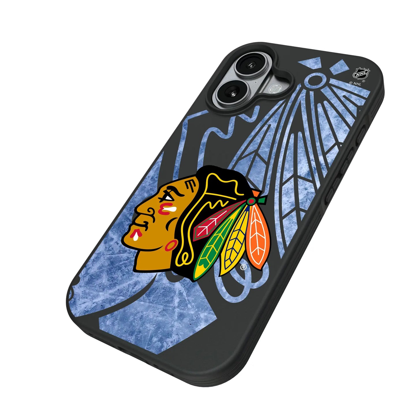 Chicago Blackhawks Ice Tilt Bump Phone Case for Apple iPhone