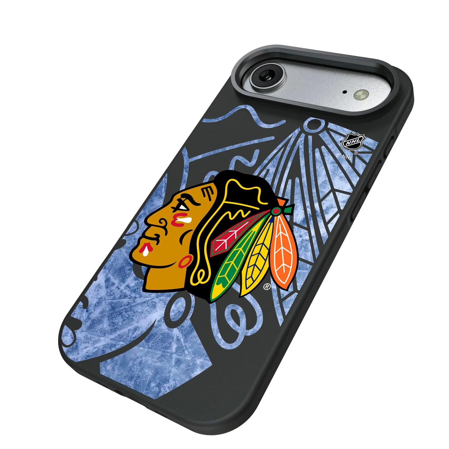 Chicago Blackhawks Ice Tilt Bump Phone Case for Apple iPhone