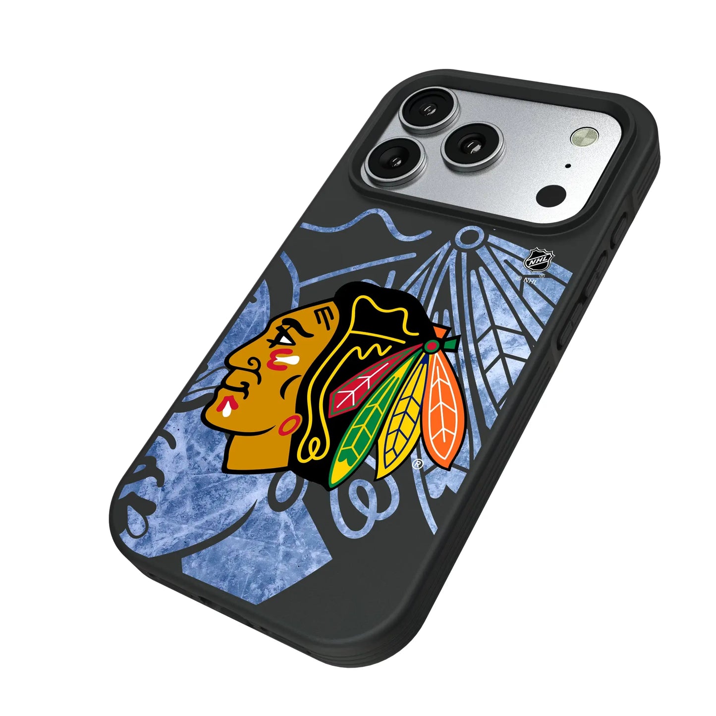 Chicago Blackhawks Ice Tilt Bump Phone Case for Apple iPhone