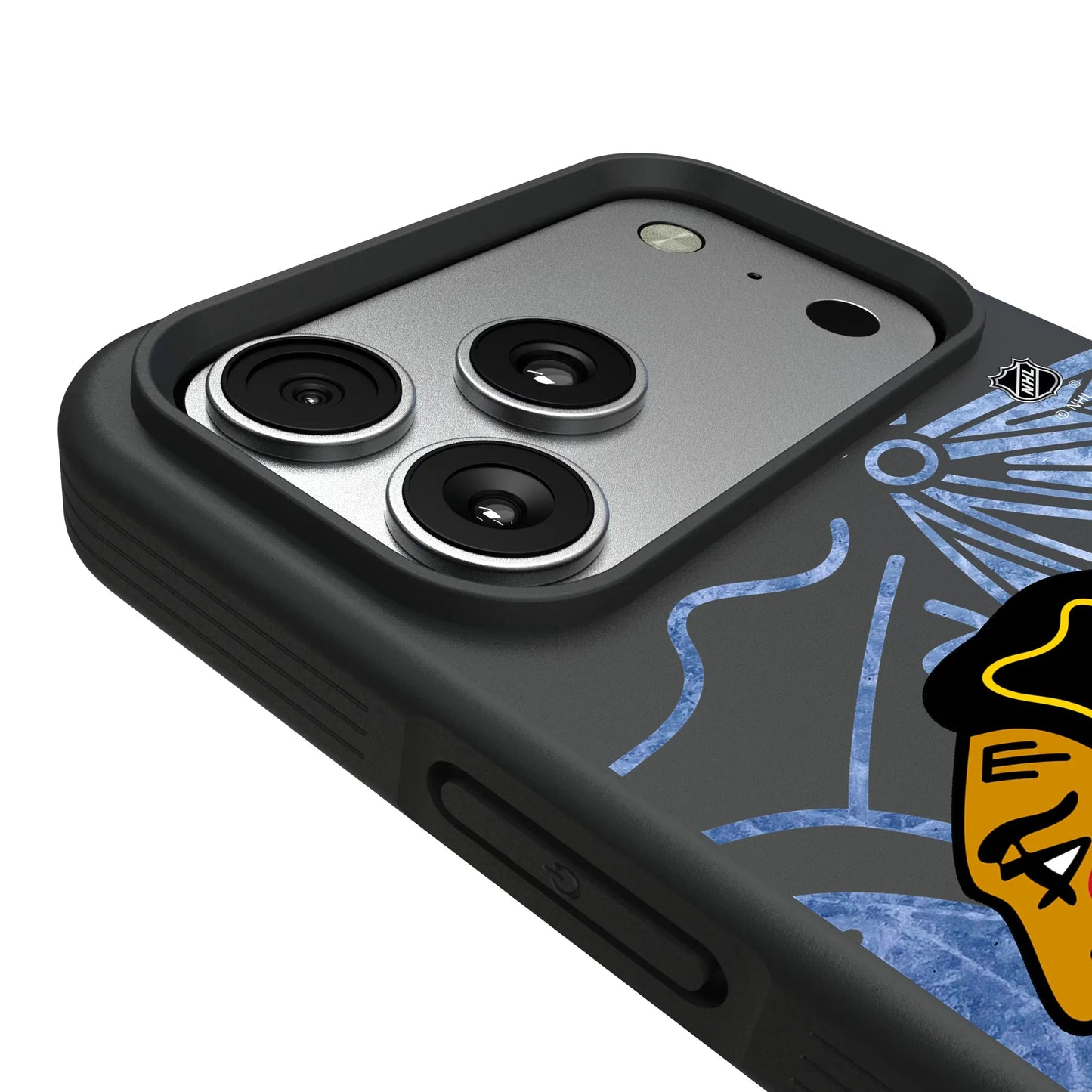Chicago Blackhawks Ice Tilt Bump Phone Case for Apple iPhone