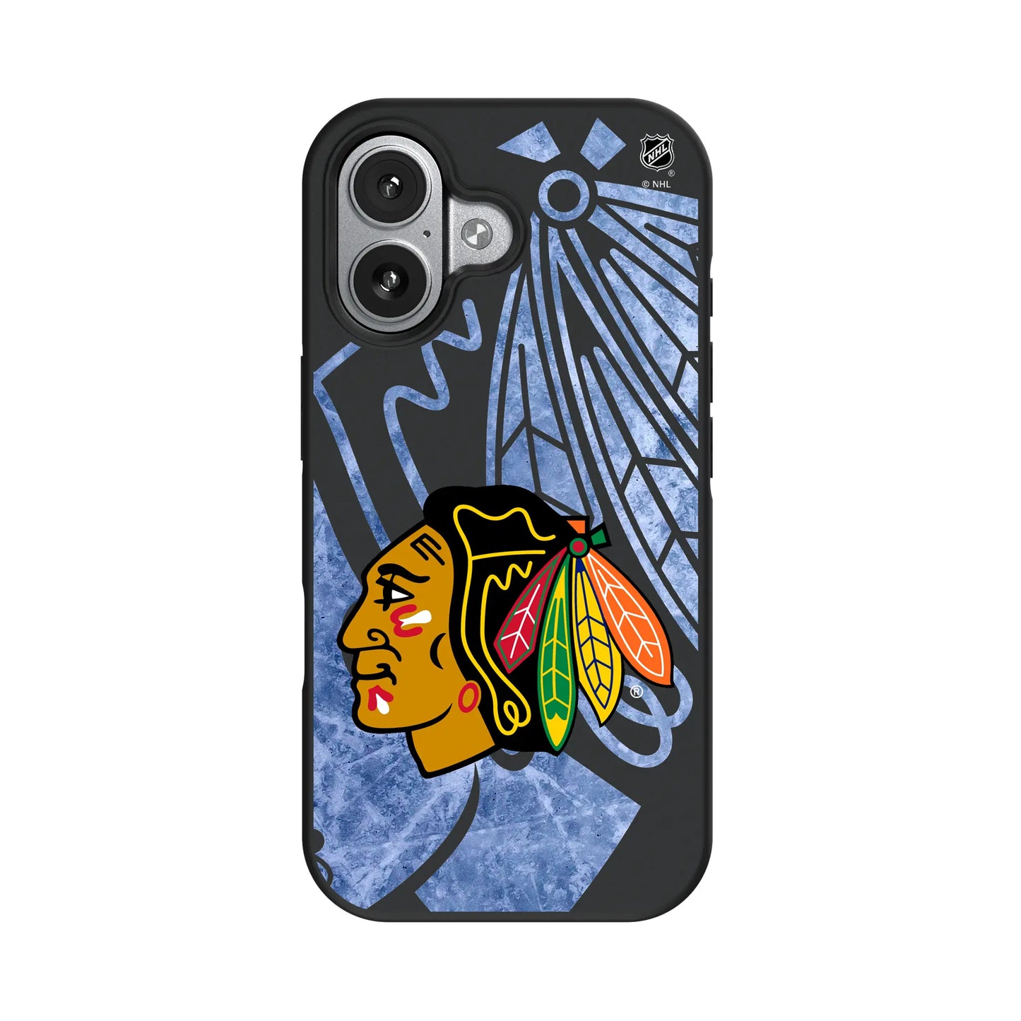 Chicago Blackhawks Ice Tilt Bump Phone Case for Apple iPhone