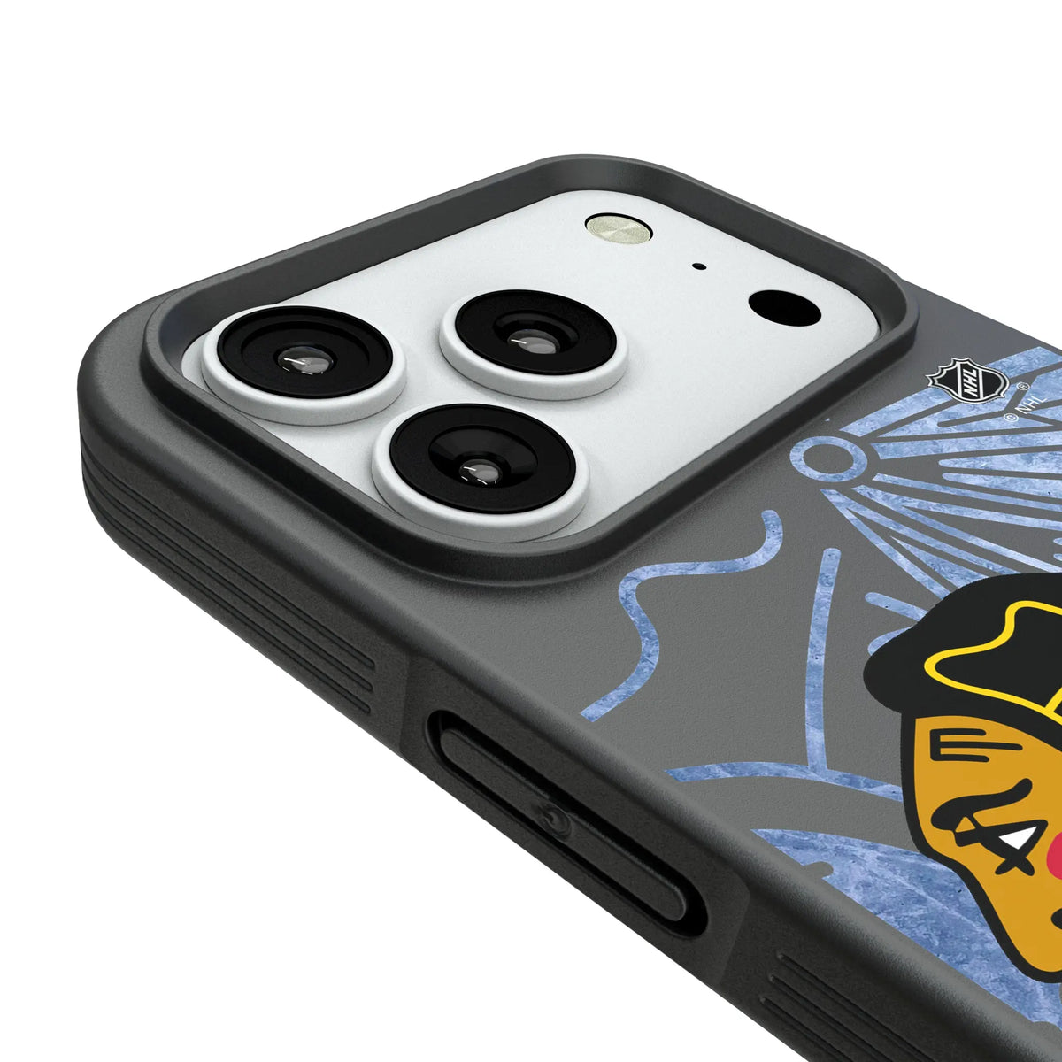 Chicago Blackhawks Ice Tilt Bump Phone Case for Apple iPhone