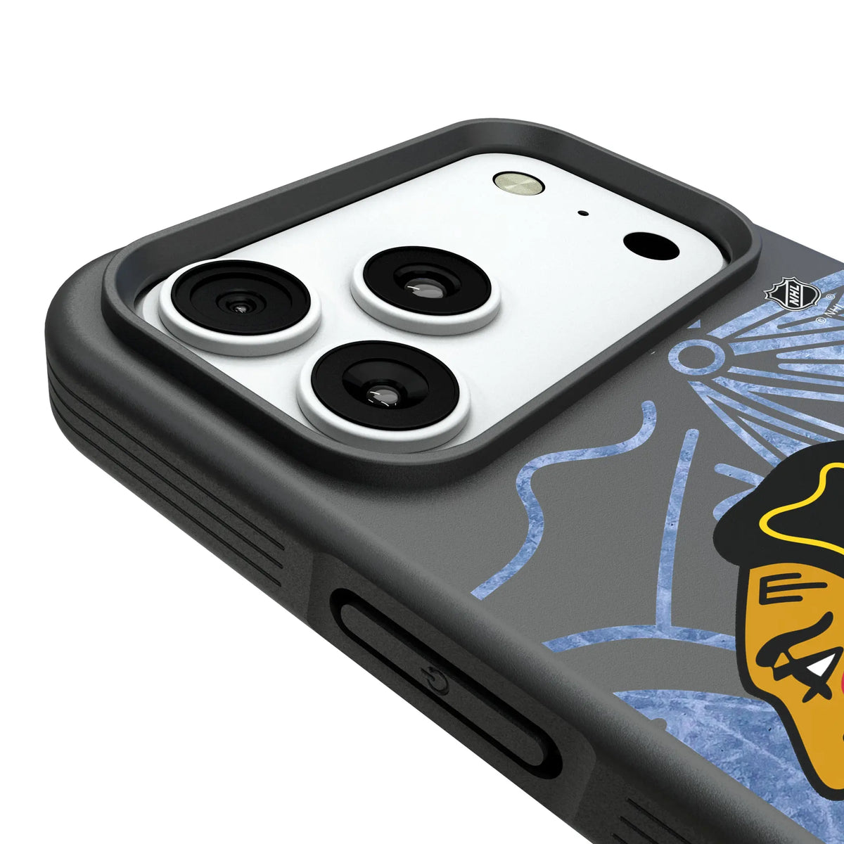 Chicago Blackhawks Ice Tilt Bump Phone Case for Apple iPhone