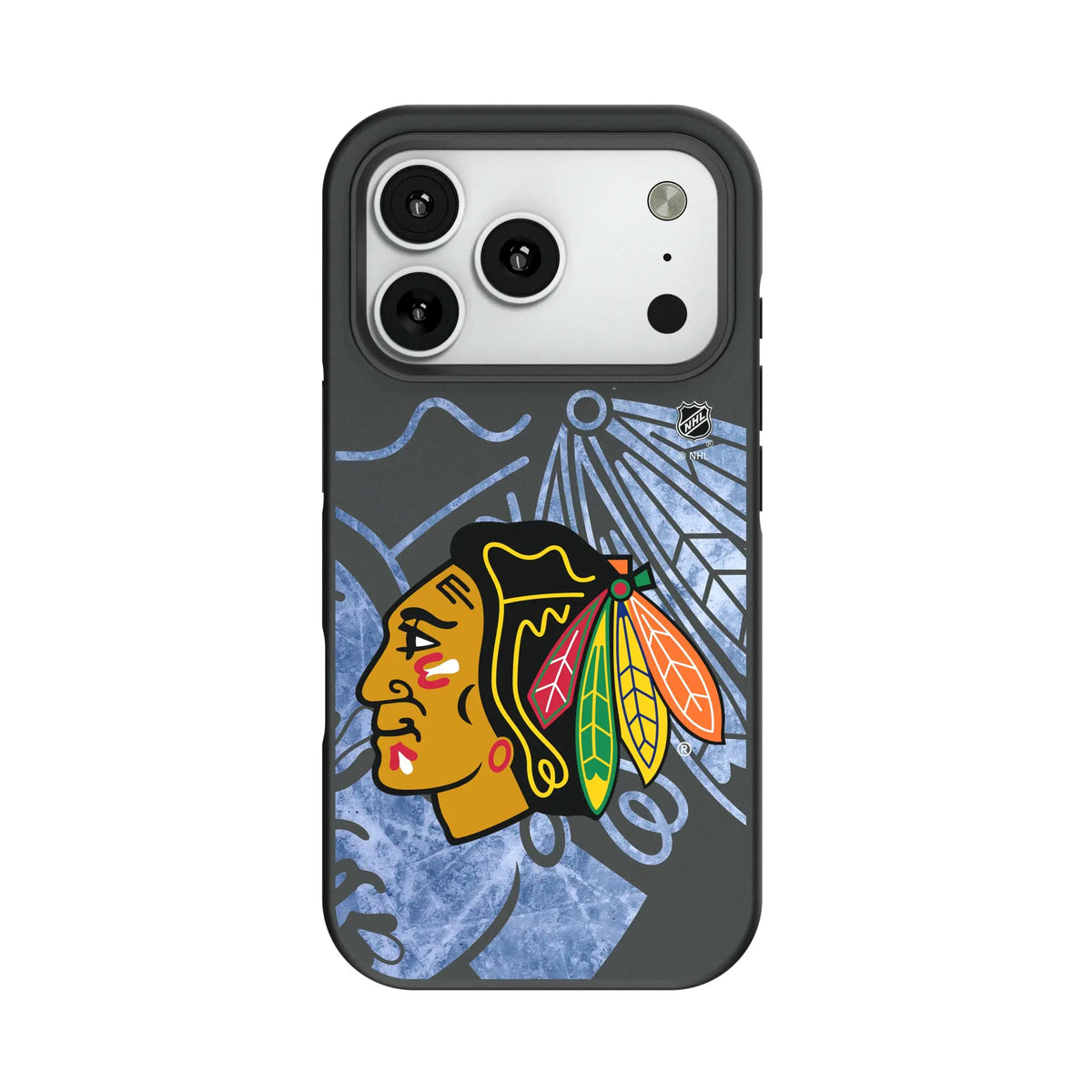 Chicago Blackhawks Ice Tilt Bump Phone Case for Apple iPhone