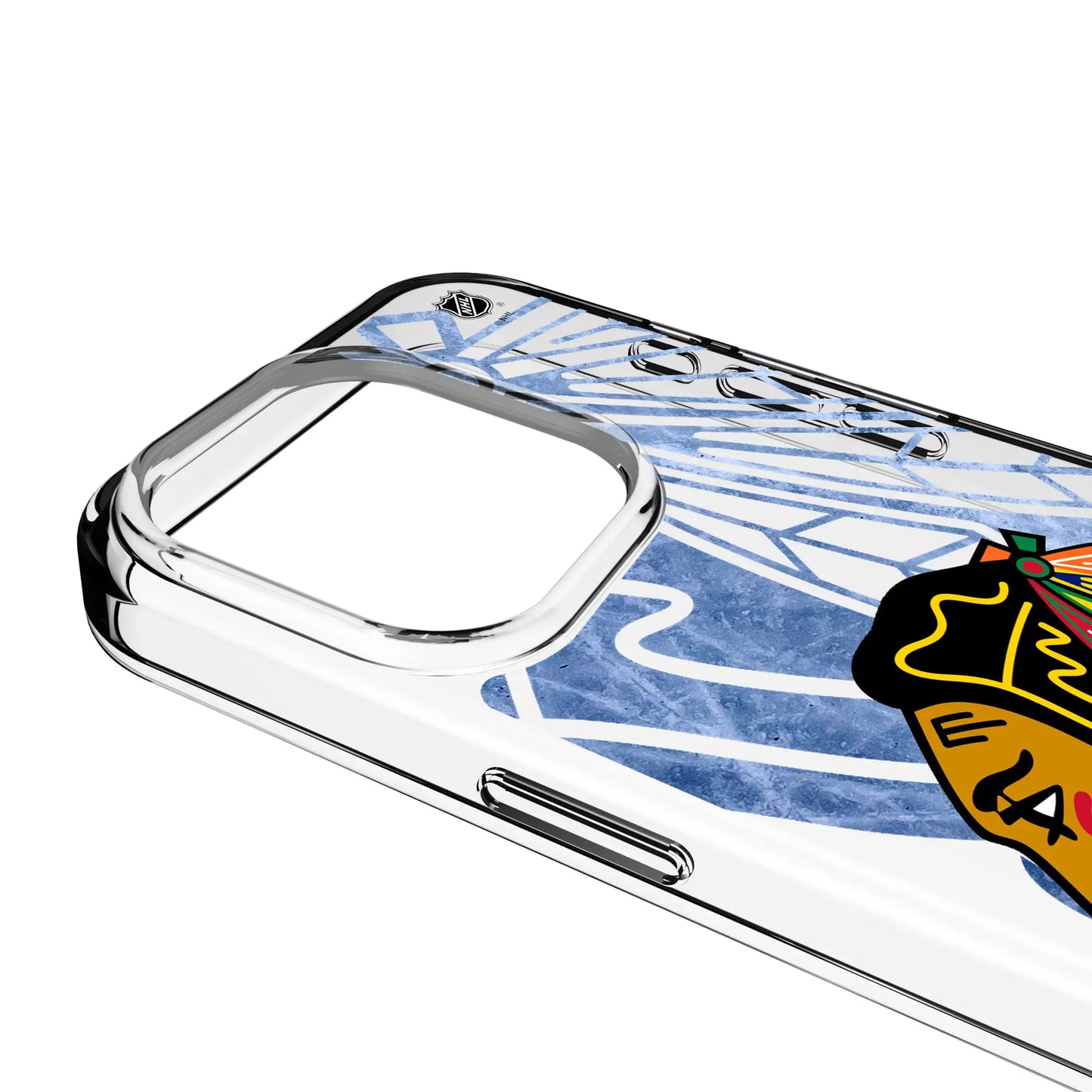 Chicago Blackhawks Ice Tilt Clear Phone Case for Apple iPhone