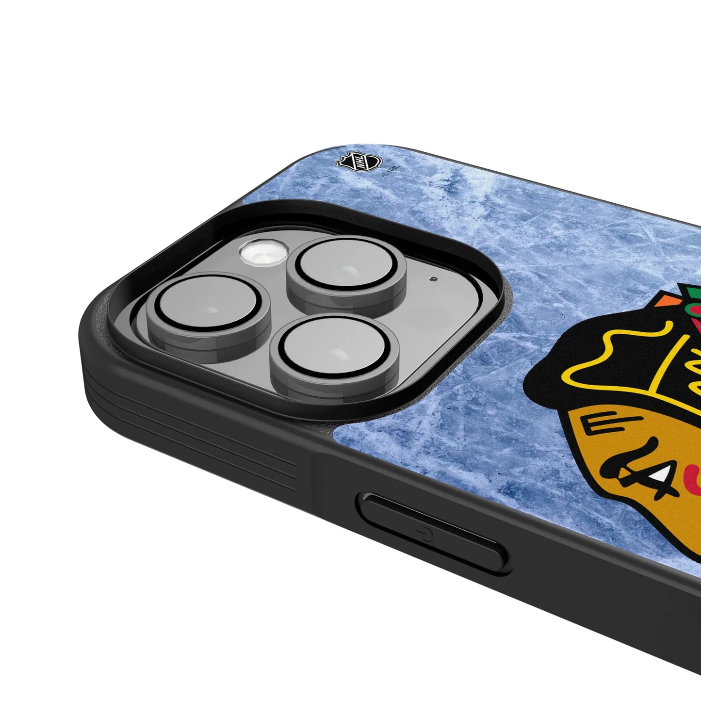 Chicago Blackhawks Ice Wordmark Bump Phone Case for Apple iPhone