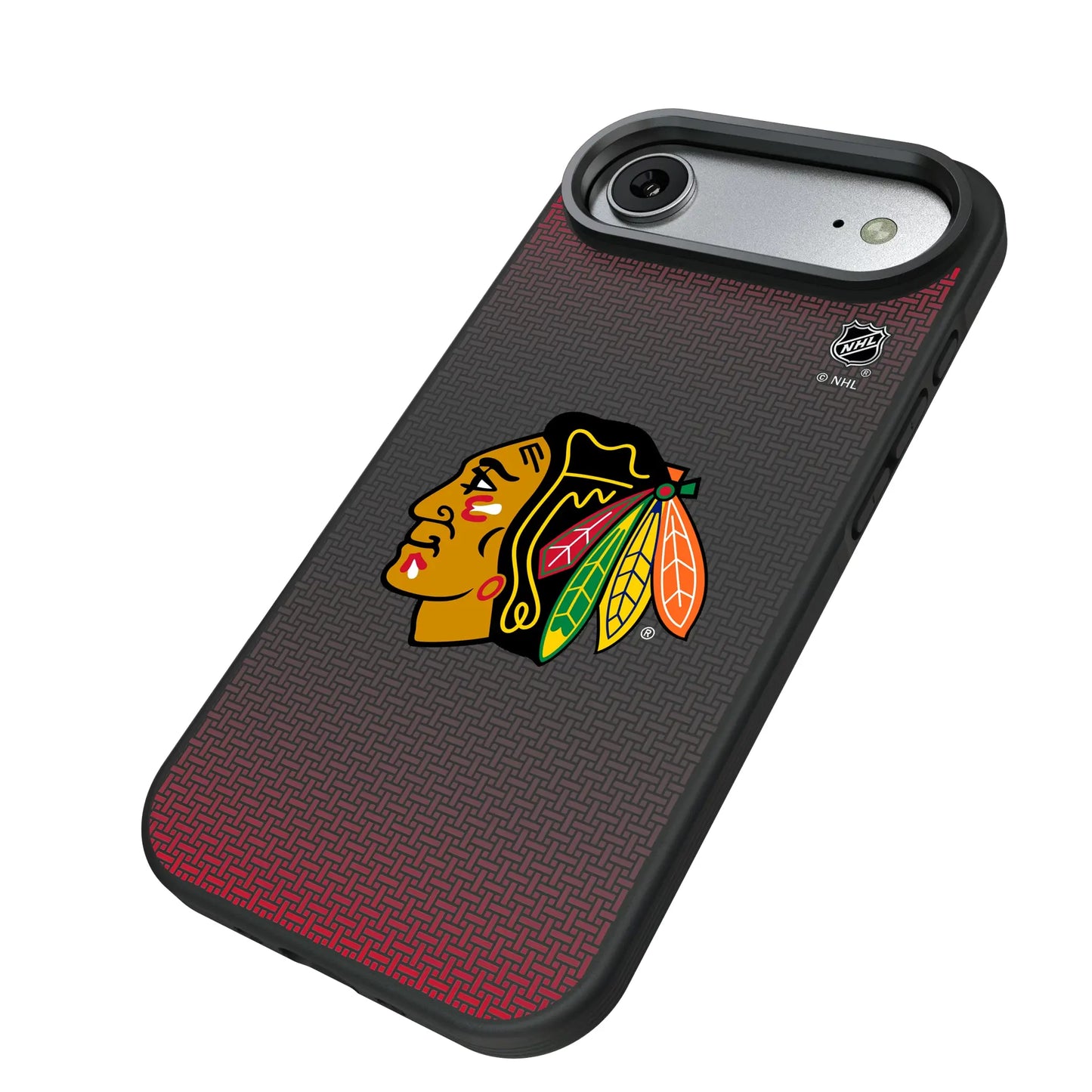 Chicago Blackhawks Linen Bump Phone Case for Apple iPhone
