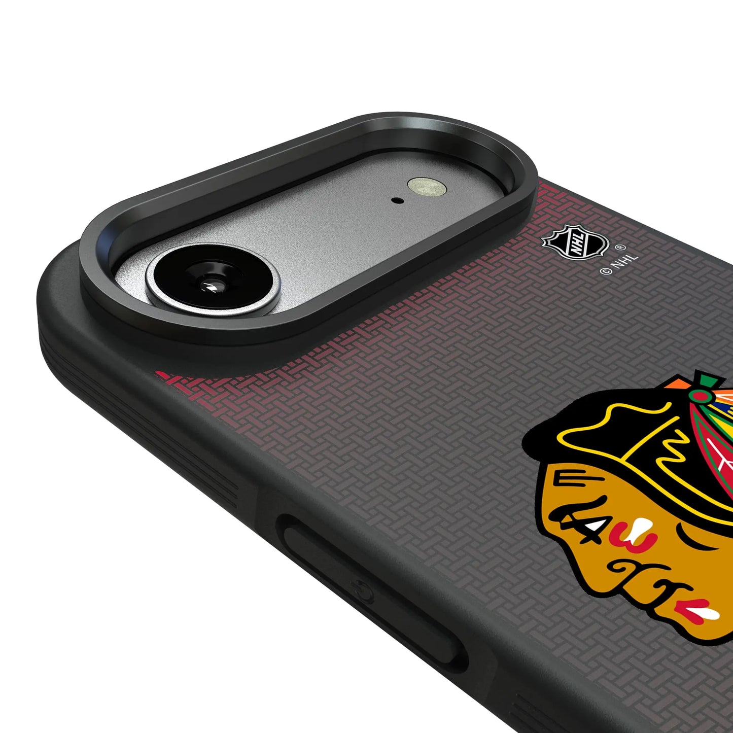 Chicago Blackhawks Linen Bump Phone Case for Apple iPhone